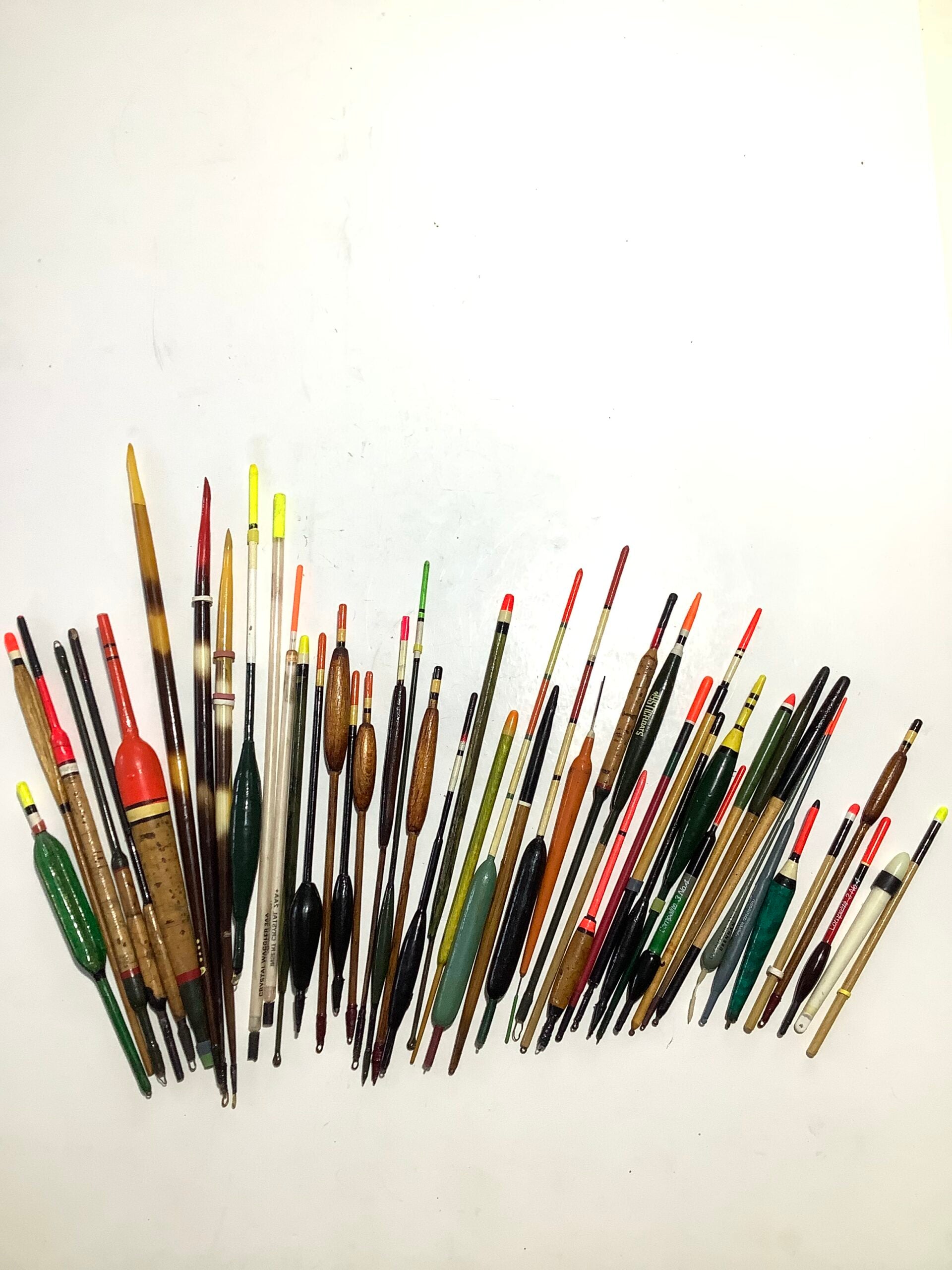 Large collection of vintage fishing floats