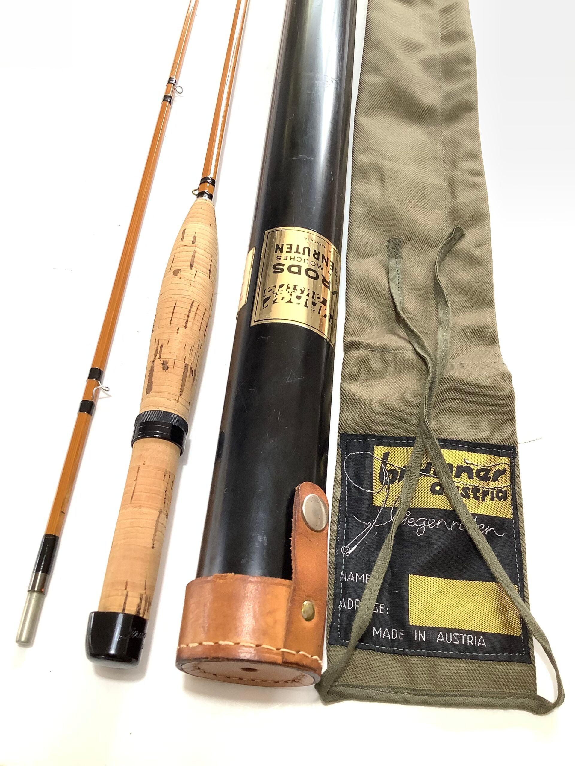 RARE WALTER BRUNNER 6ft “ TYPE CHERI “ BUILT CANE FLY ROD