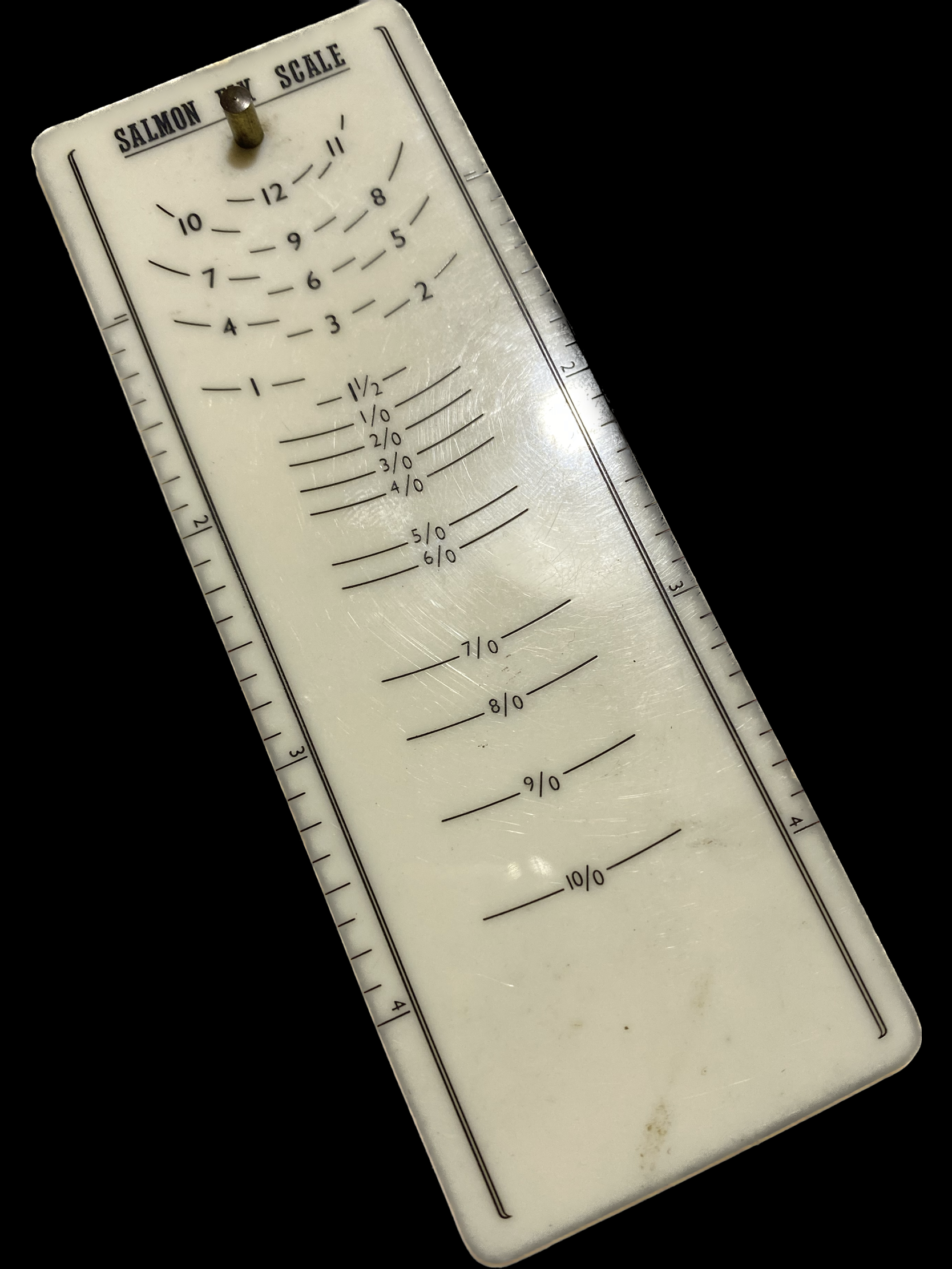 Antique Ivorine Salmon Fly Hook Scale