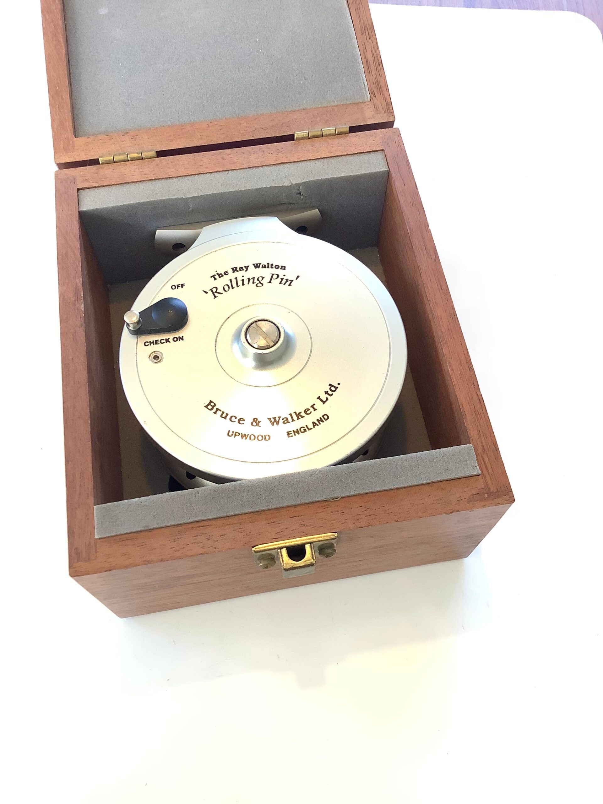 Bruce Walker Ray Walton Rolling Pin Centre Pin Reel.