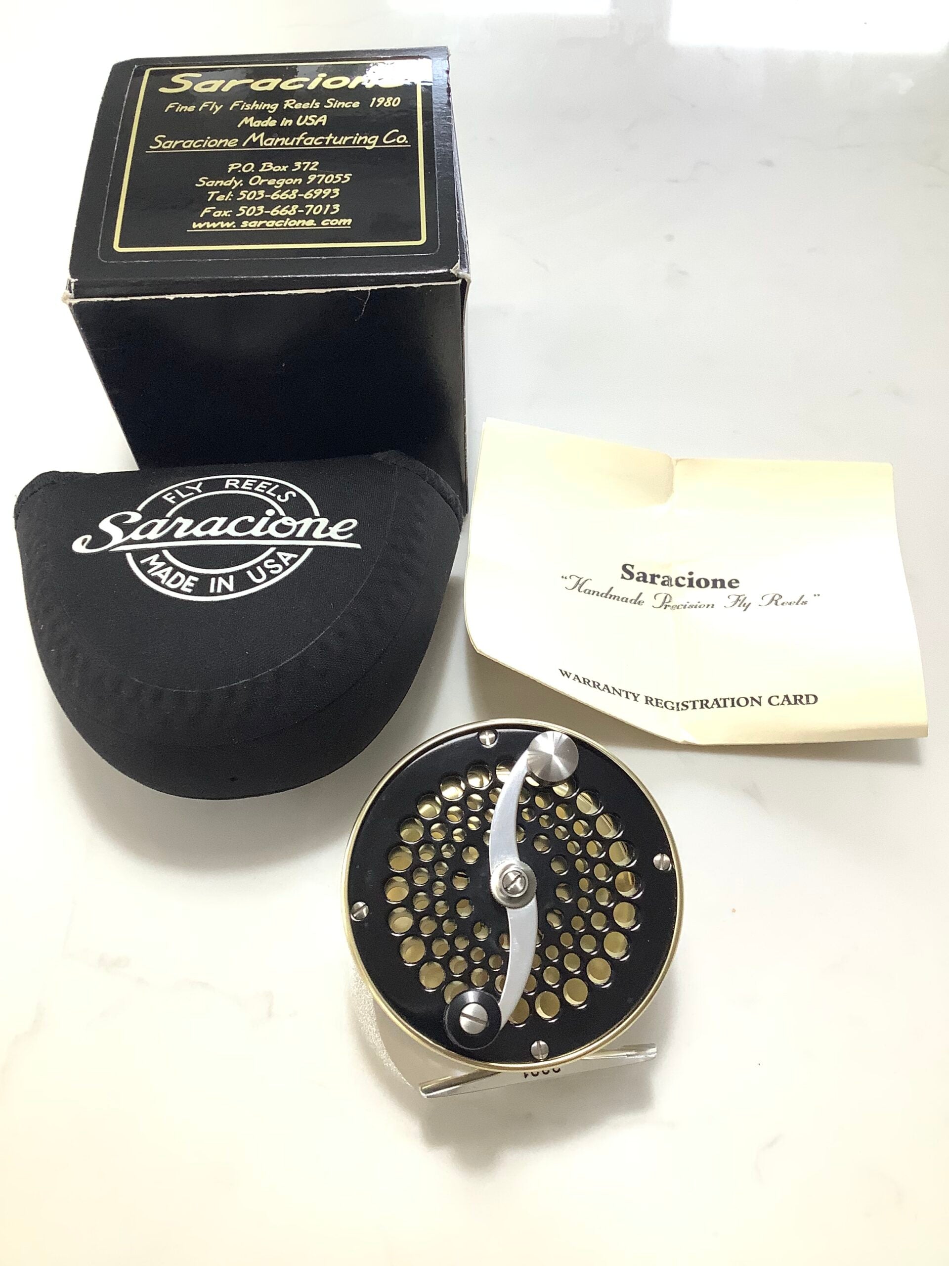 SARACIONE Hand Made Precision MKIV 3 1/4” Trout Fly Reel