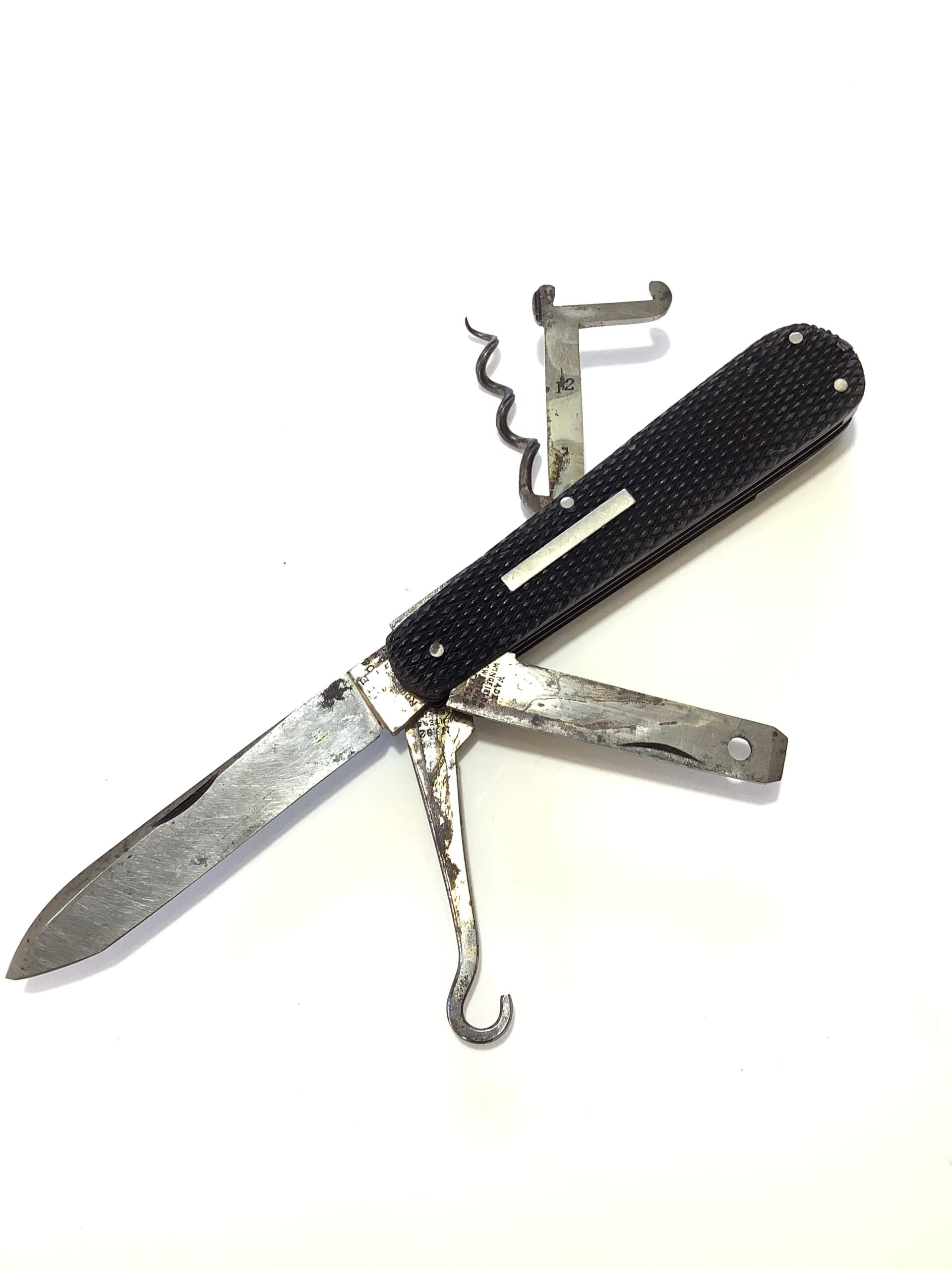 Rare Antique Sportsman Multi-Tool Large Pocket Knife