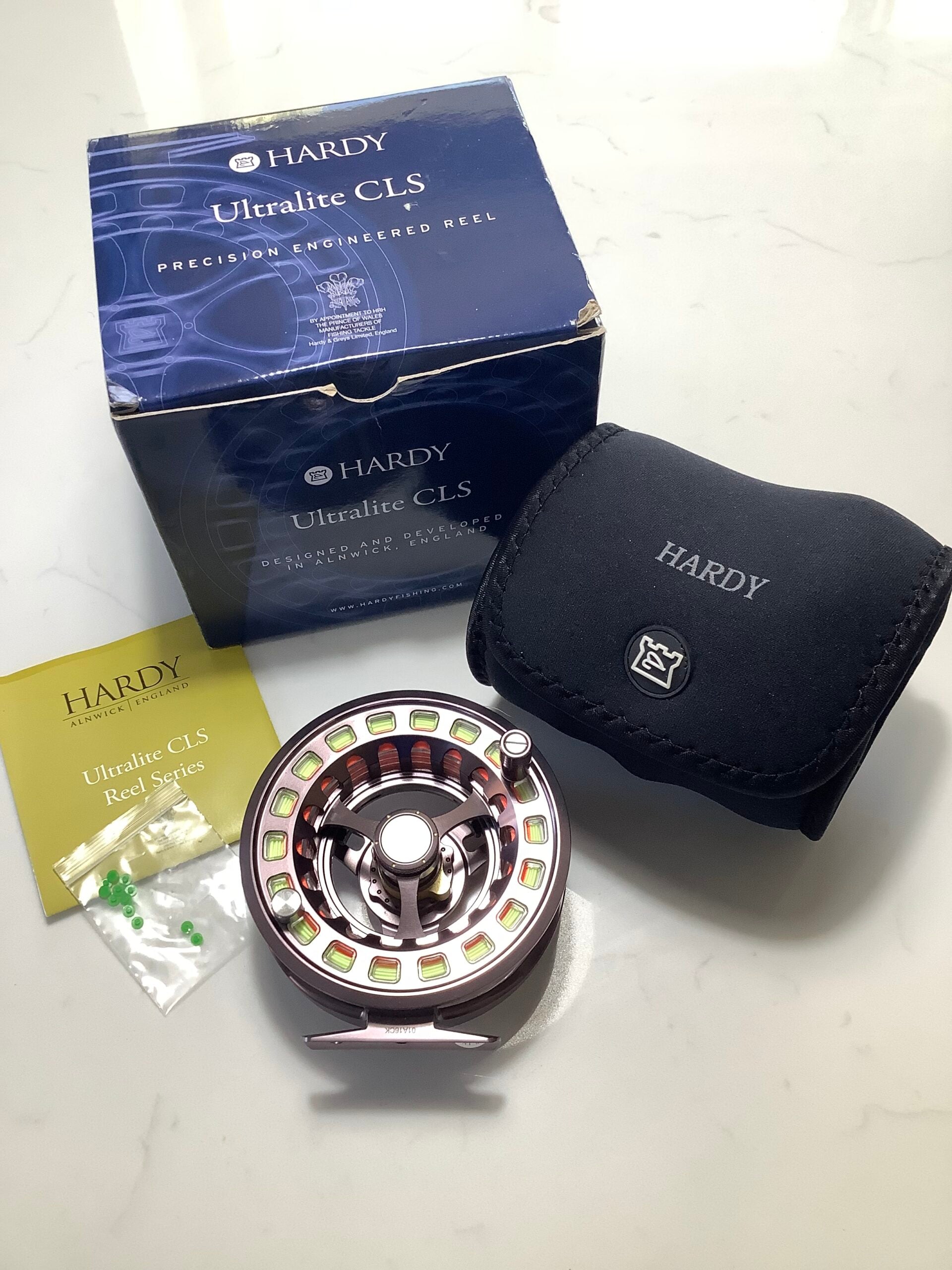 As New Hardy Bros Ultralite CLS 7000 Fly Reel with New Lines