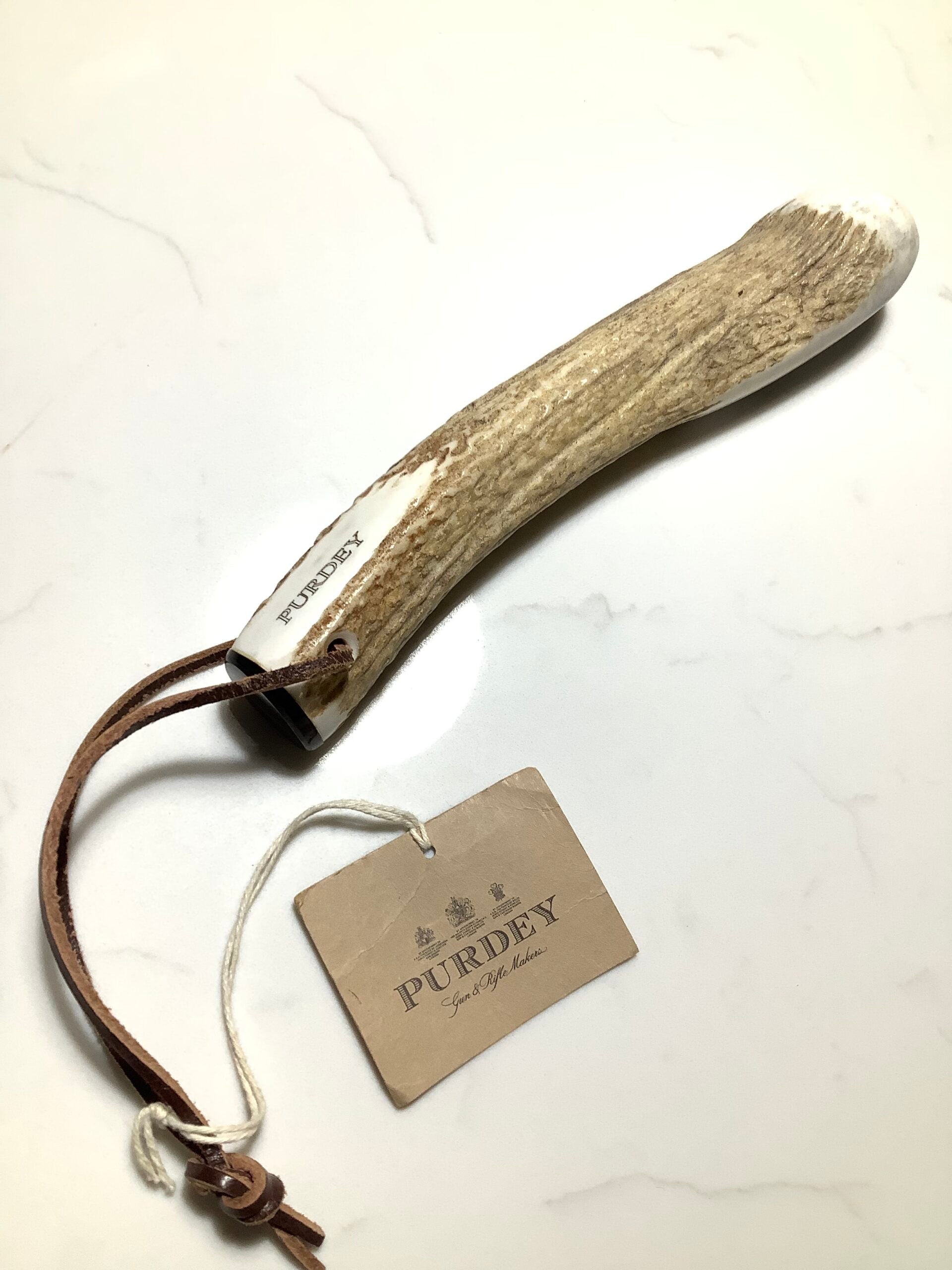 James Purdey Stag Antler Fishing Priest, New unused. – Antique & Vintage Fishing Tackle