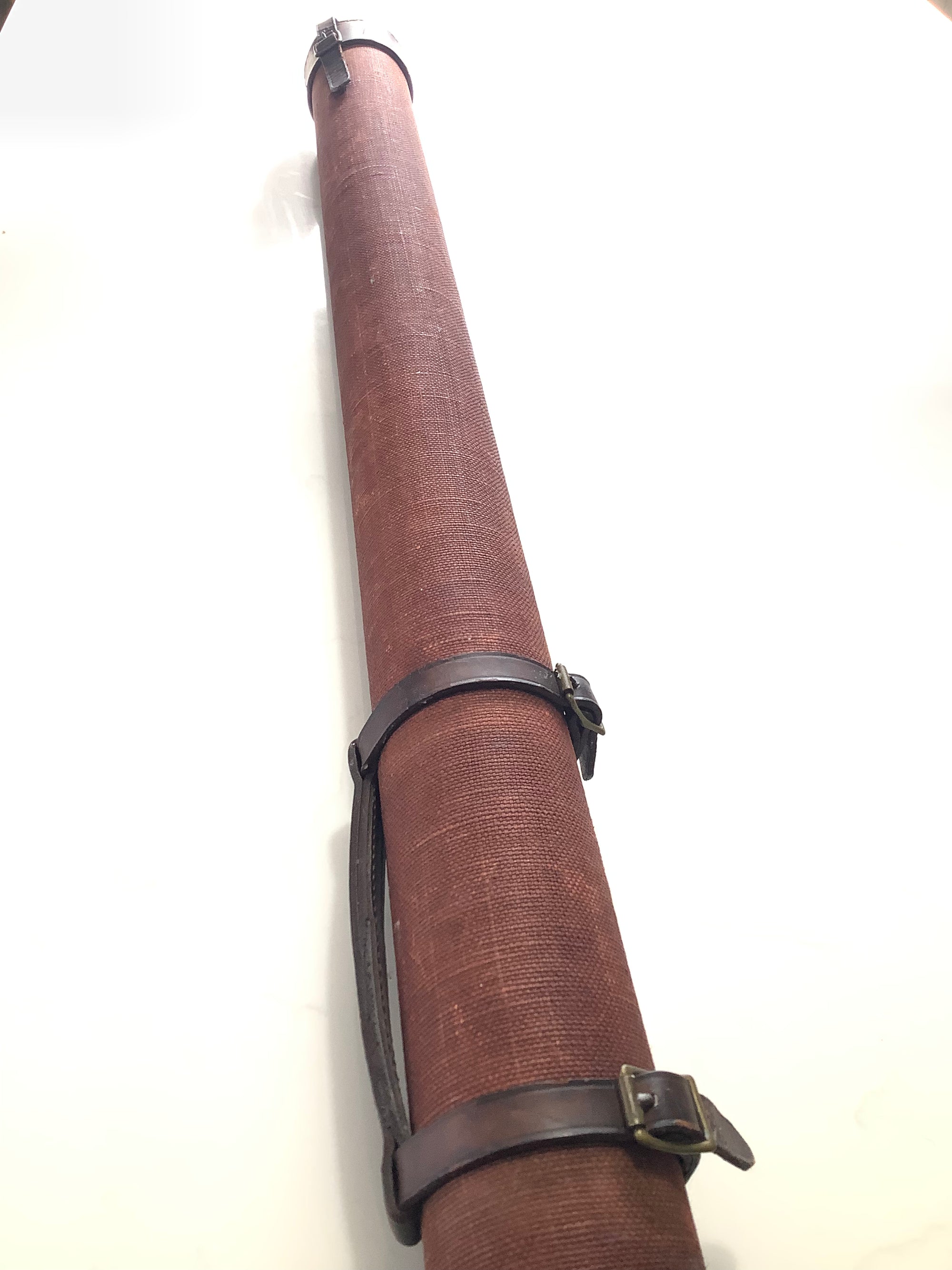 Vintage Quality Leather & Canvas Rod Holder
