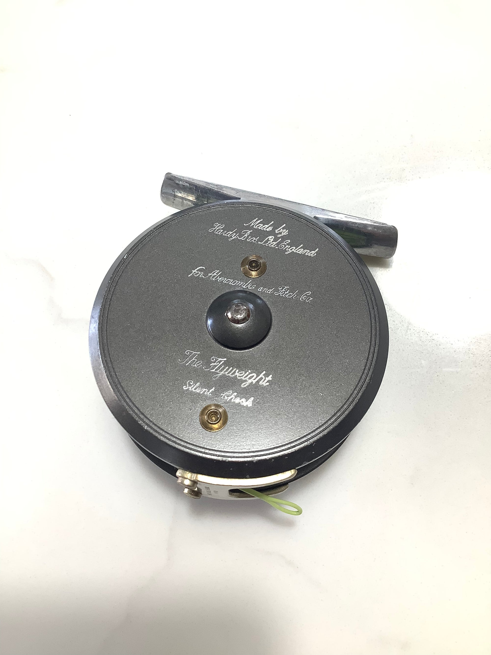 Scarce Hardy Bros Silent Check Flyweight Smallest size Trout Fly Reel for A&F Co