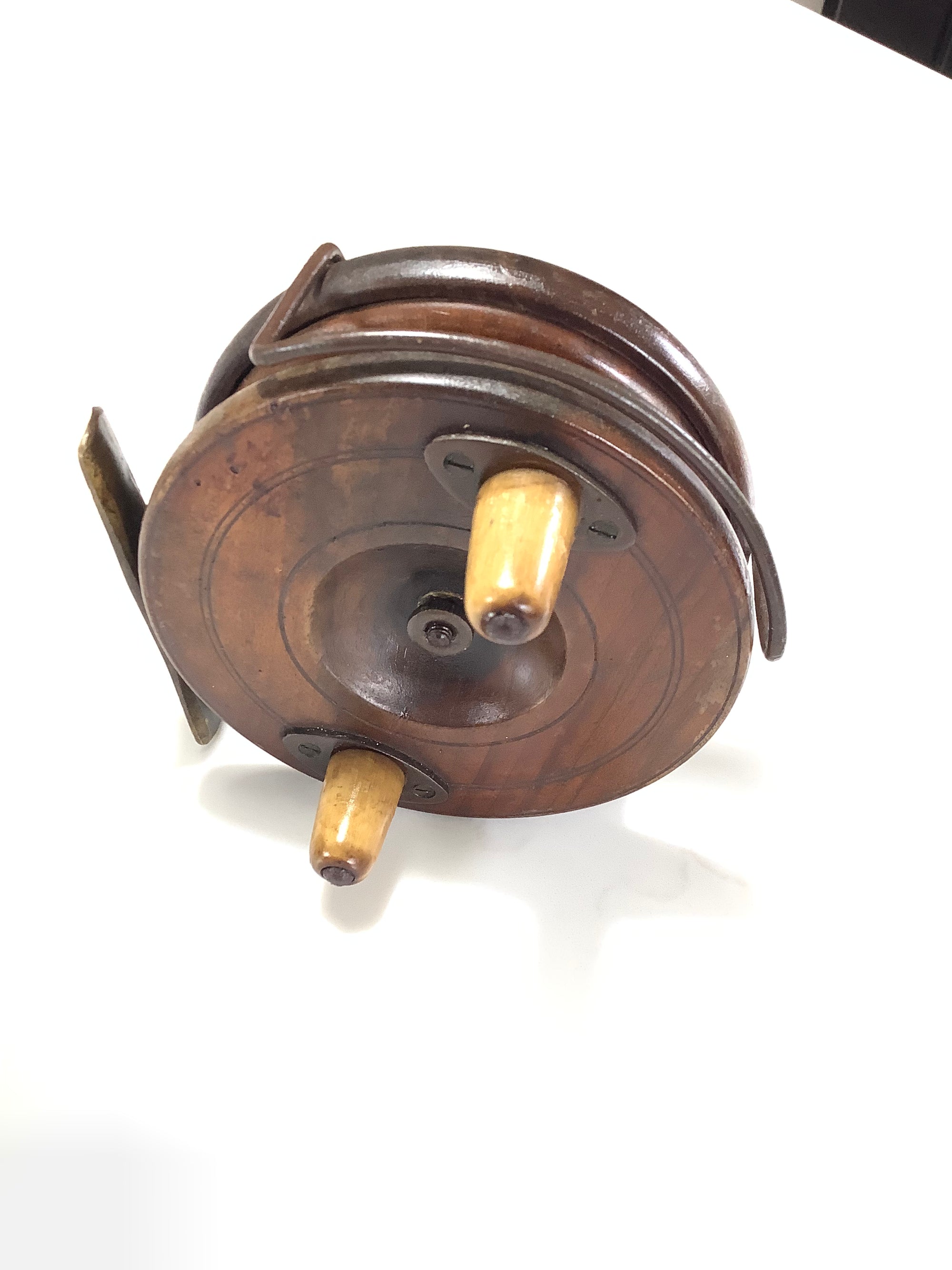 Antique 1880s Fish Tail Starback Nottingham Centrepin 4 1/2”