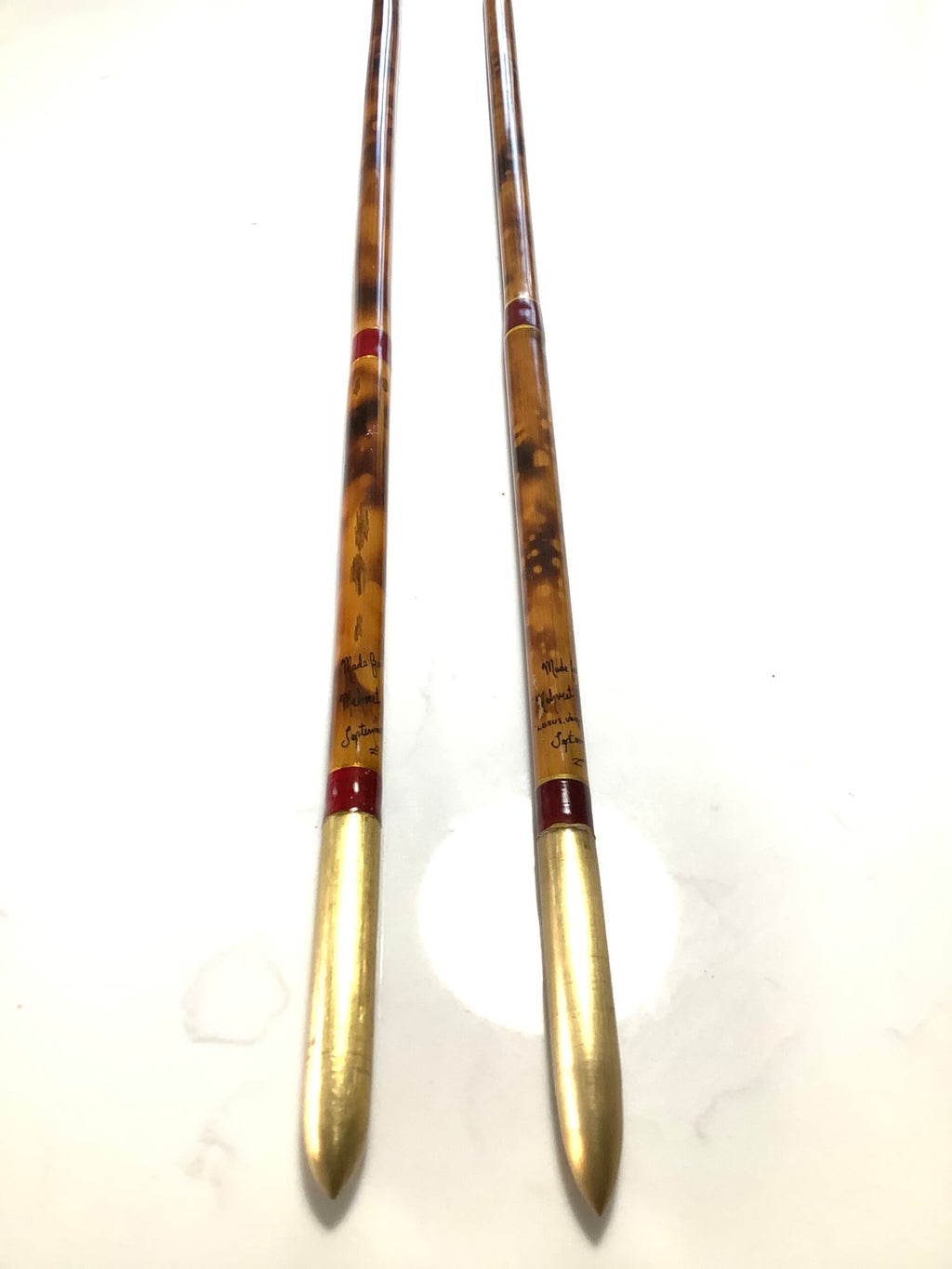 Hand crafted built cane original  “ Bullet Bank Sticks “ For THE GOLDEN CLUB
