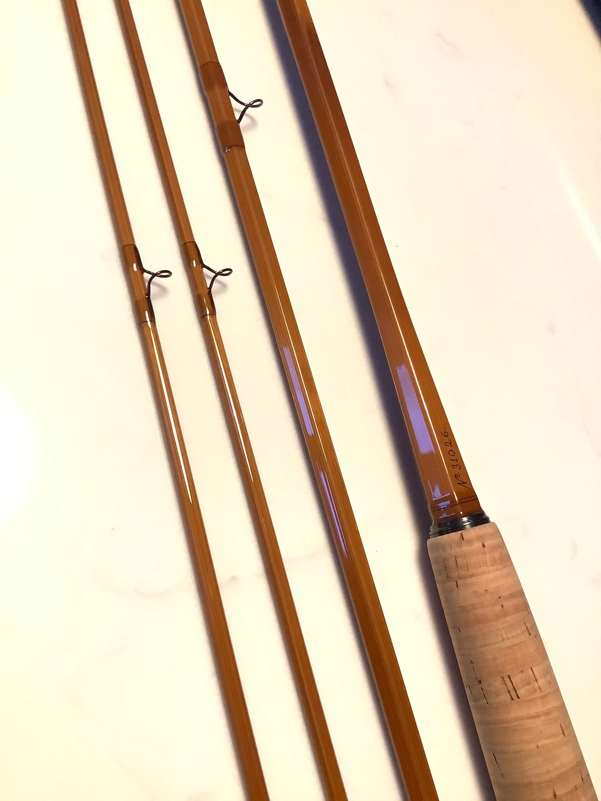 EDWARD BARDER 8ft 6” #6 Built Cane Fly Rod “Superb”