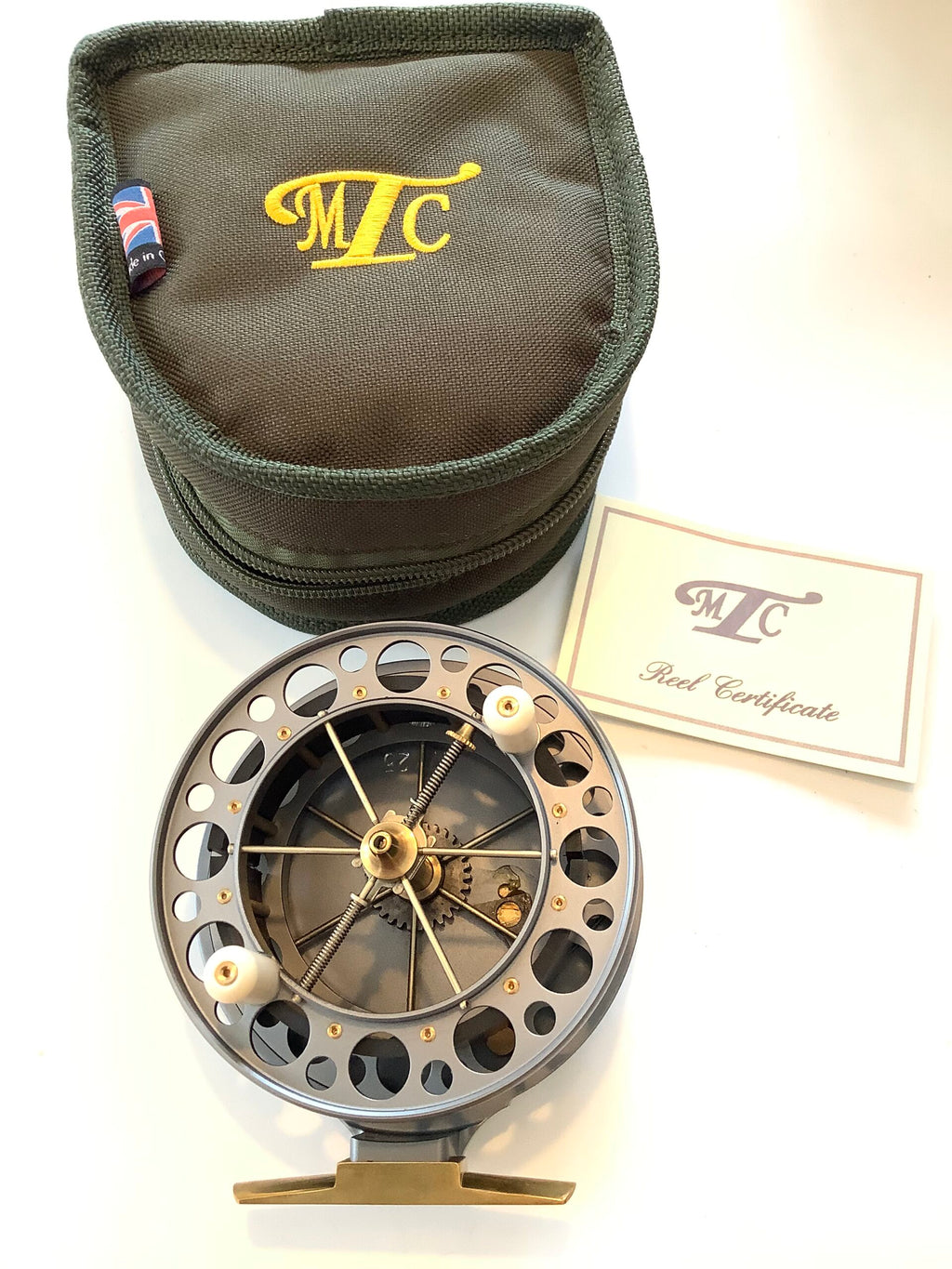 New Garry Mills “ Classic Perfection “ T7 4 1/2” Centrepin Reel