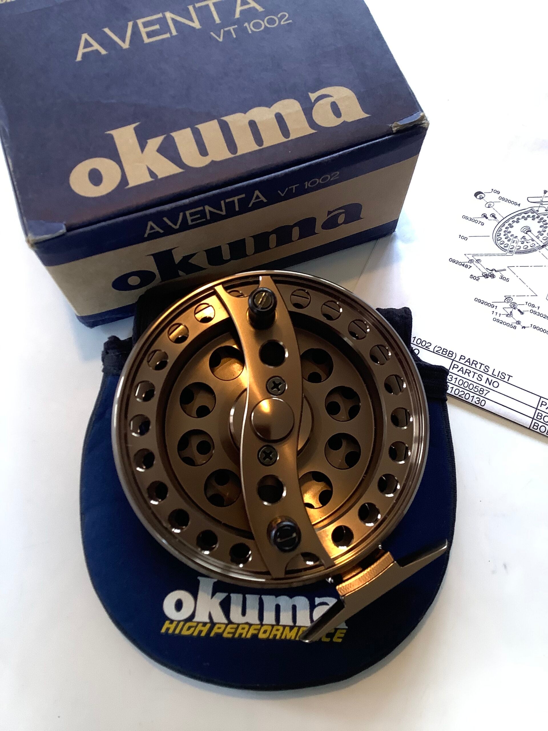 New Okuma Aventa VT1002 Centrepin