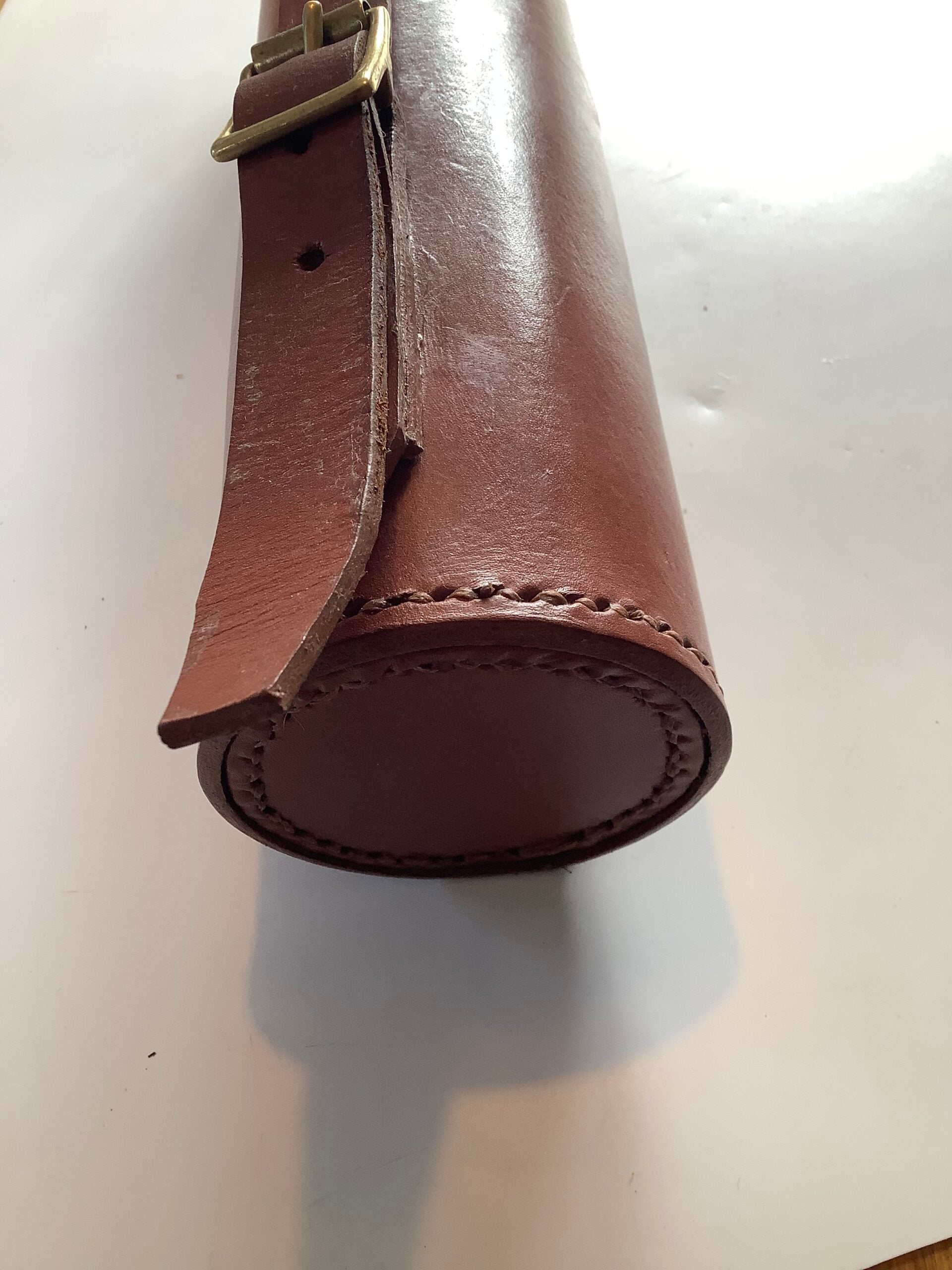 Brett Parsons Hand made Bridal Leather Float Carrier