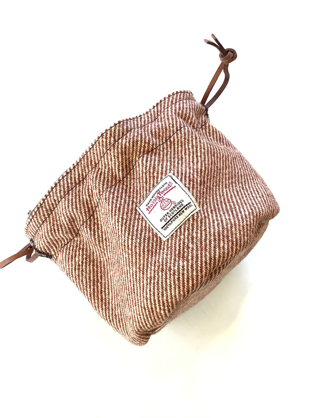 NEW Harris Tweed Fishing Reel Pokey Bag
