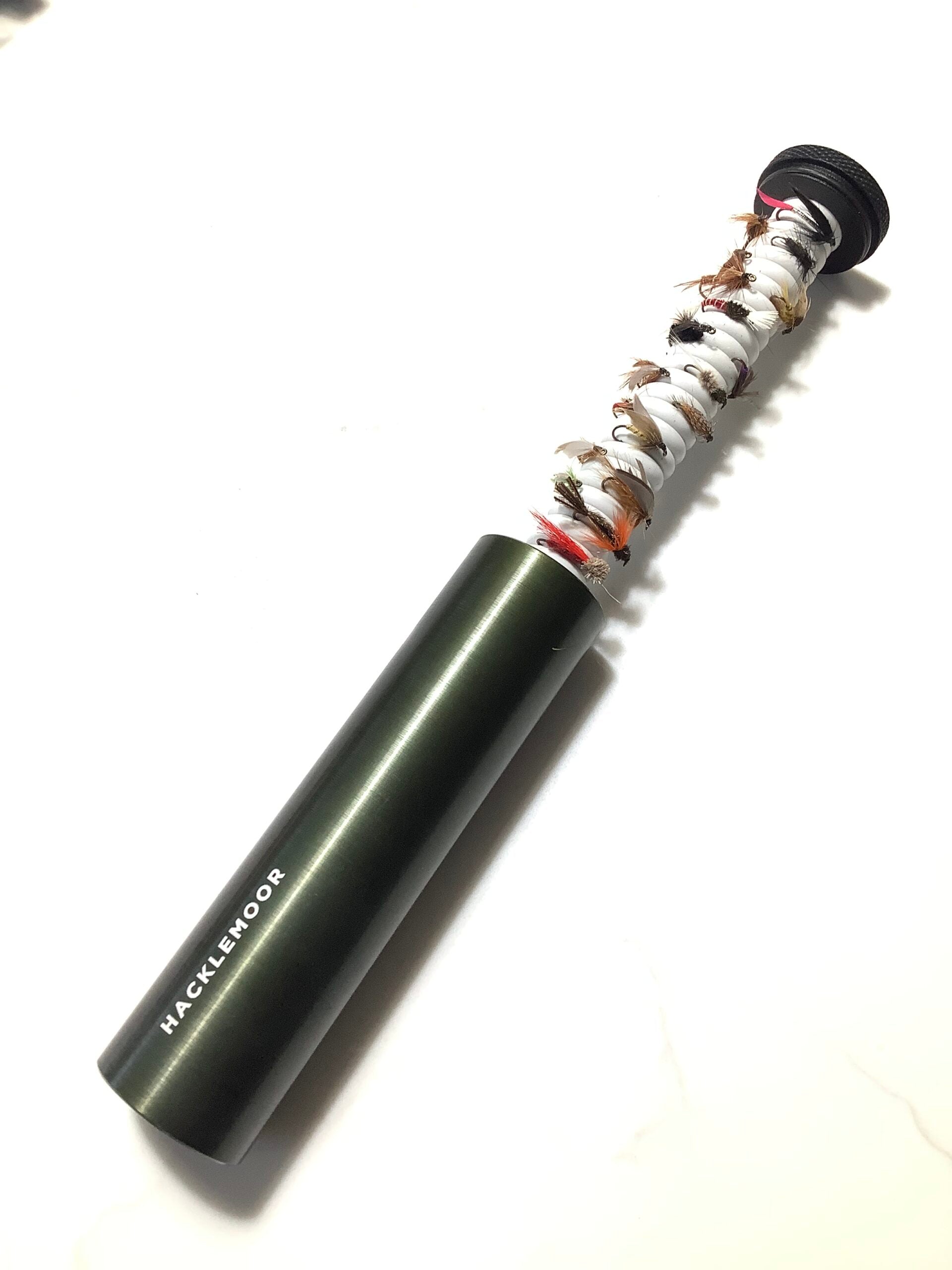 New concept HACKLEMOOR Fly Holder with Flies