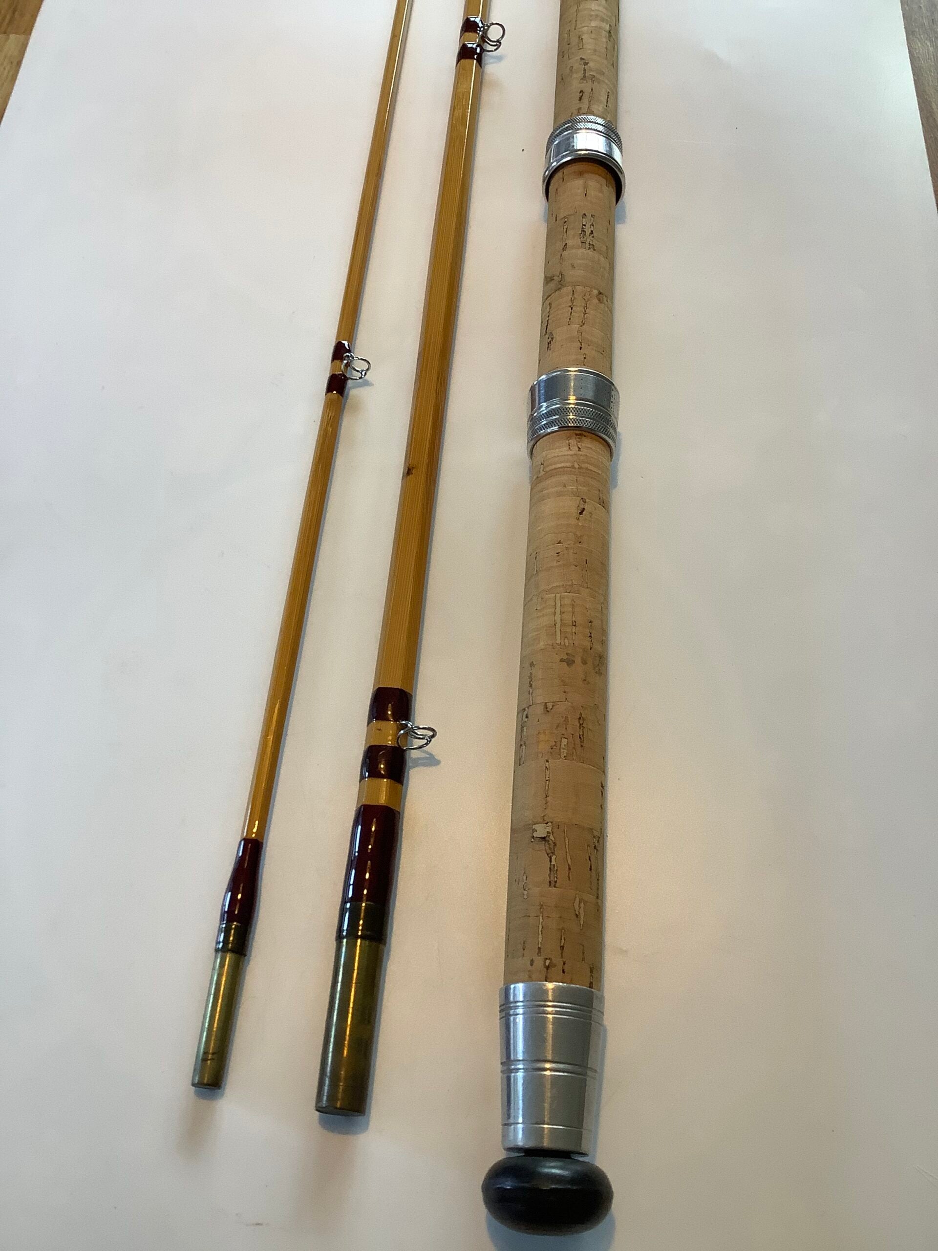 B.James “ Olympic” built cane rod 11ft in excellent fully restored condition