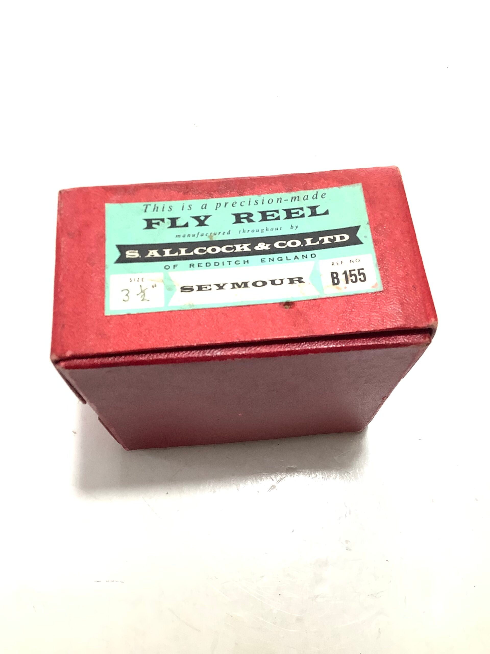 Vintage ALLCOCK Popular Trout Fly Reel minty and boxed with line