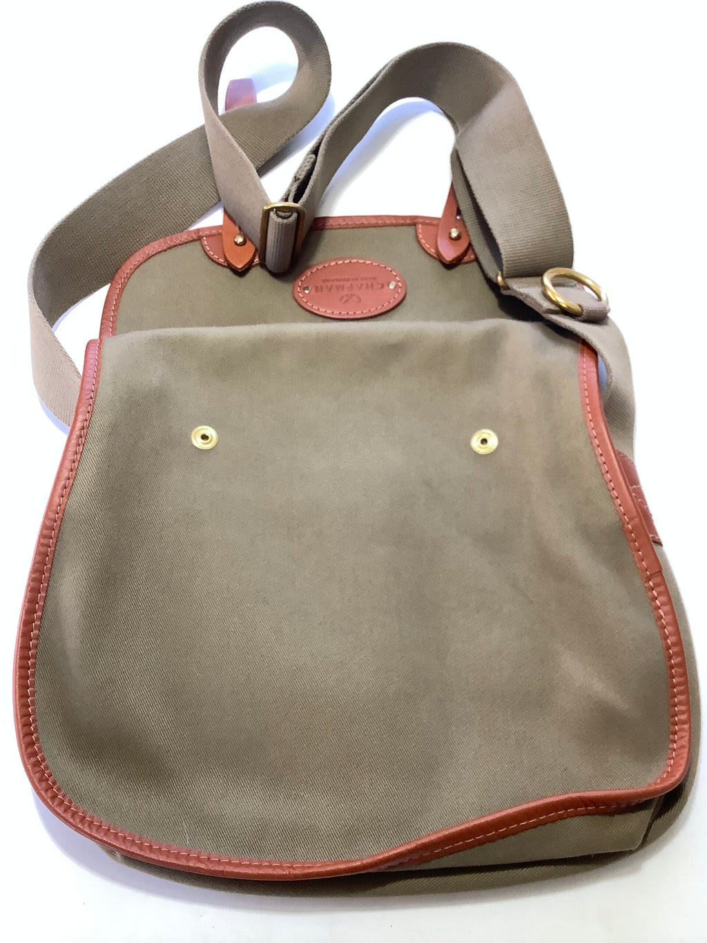 CHAPMANS “ Trout Fishers “ Canvas Leather Quality Bag