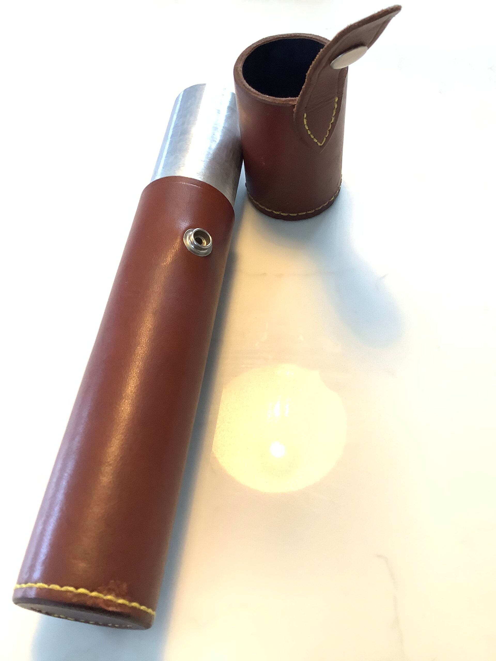 Grayling Society Hand Crafted Leather Float Holder