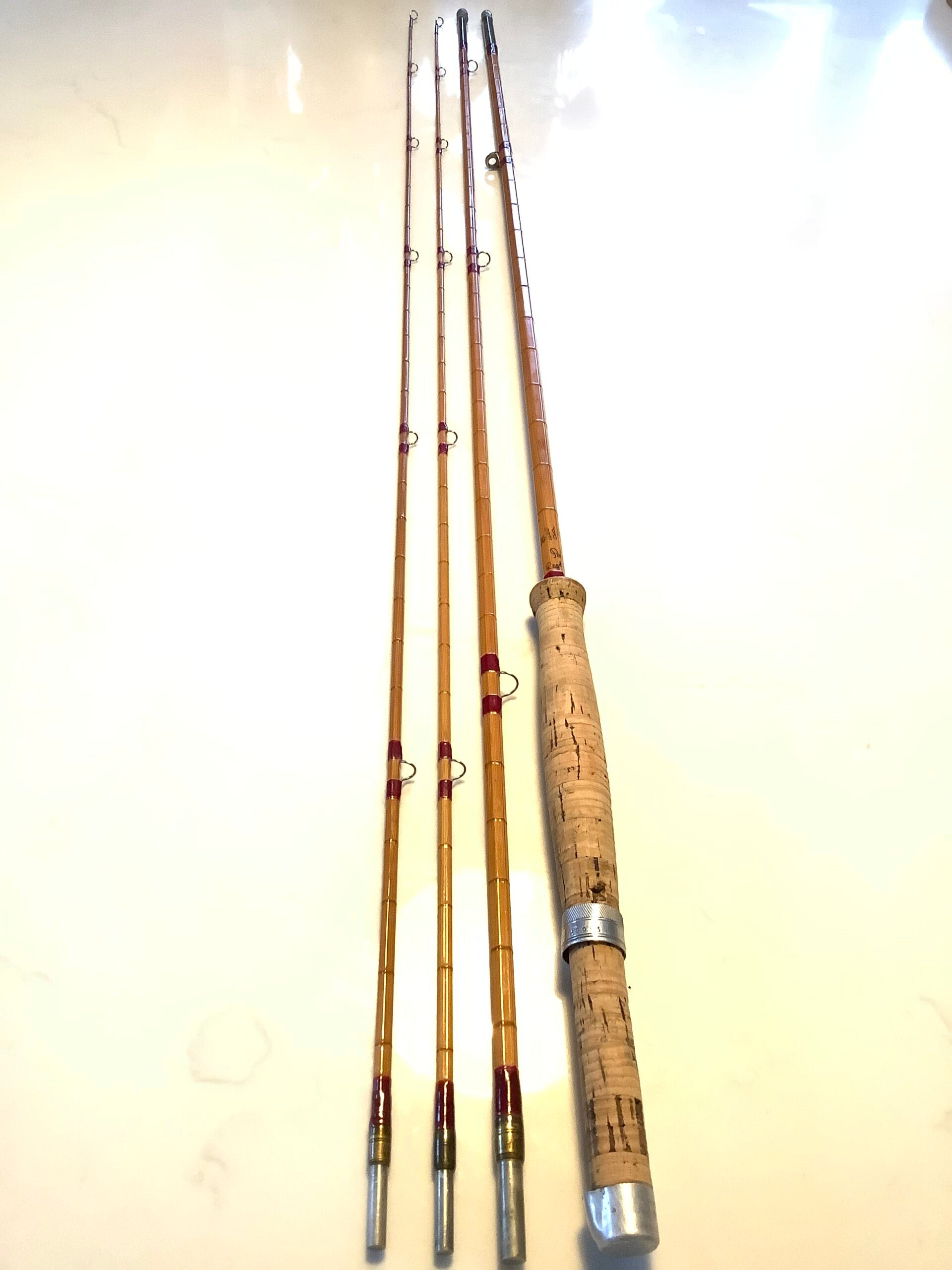 Hardy Bros J.J.H TRIUMPH 8ft 9” Palakona Fly Rod with twin Tips Leather Case