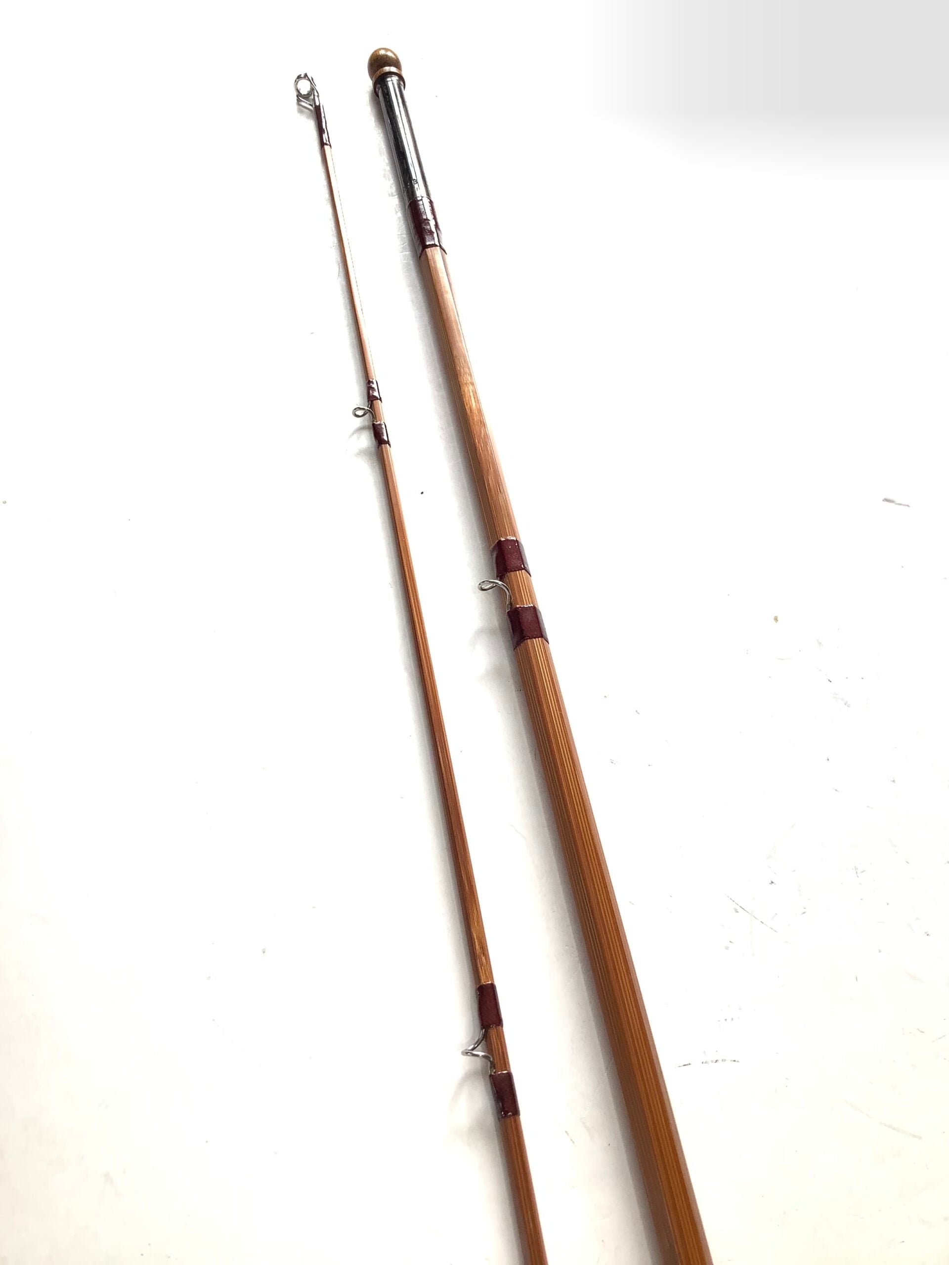 Fine condition SHARPES OF ABERDEEN Built Cane 9ft 6” Fly Rod