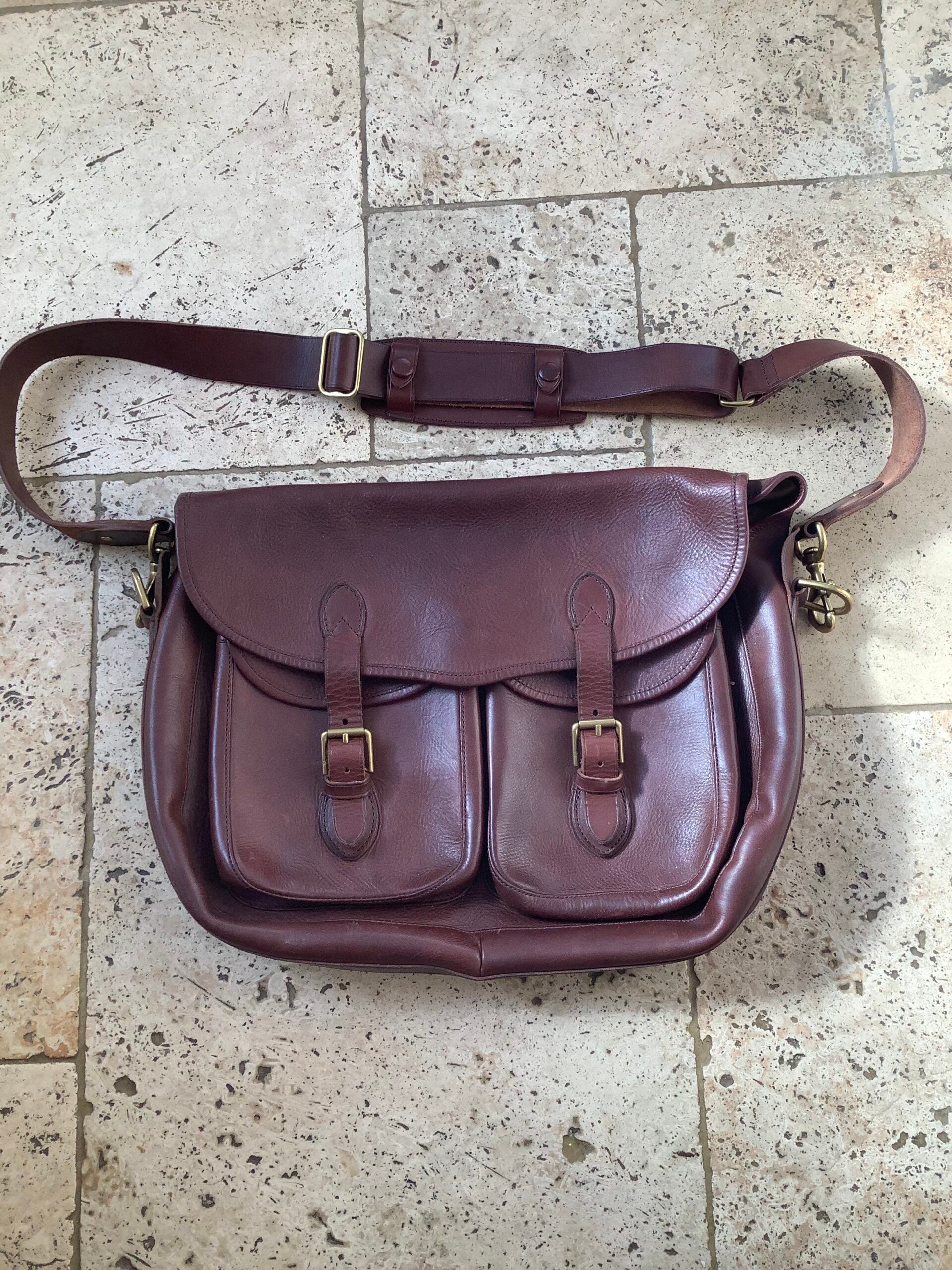Rare Ralph Lauren “Heritage Fisherman’s” Bag Full leather New with Tags