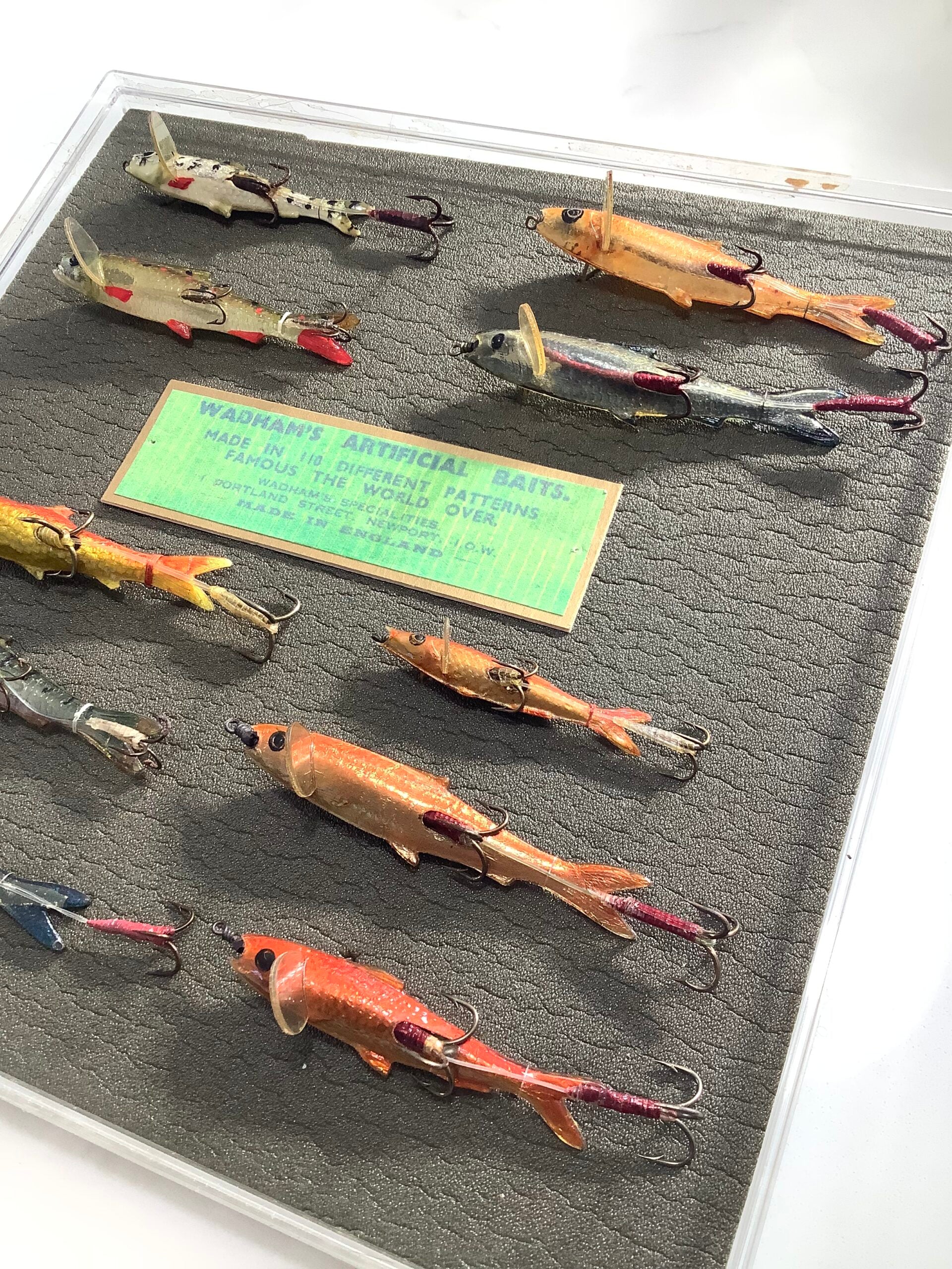 Collection of Vintage PERCY WADHAMS Baits/Lures