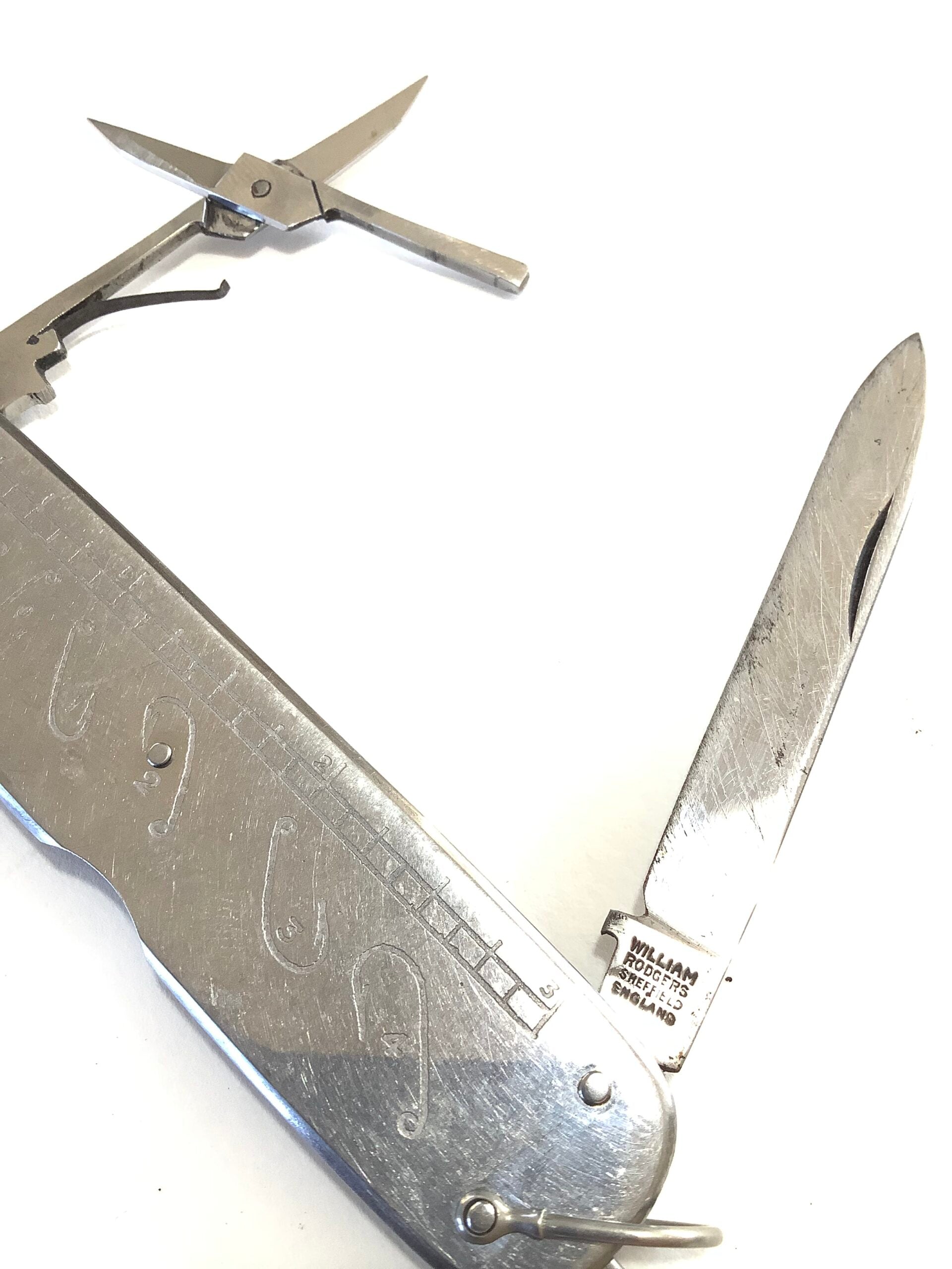 Rare Vintage WILLIAM RODGERS ANGLERS KNIFE