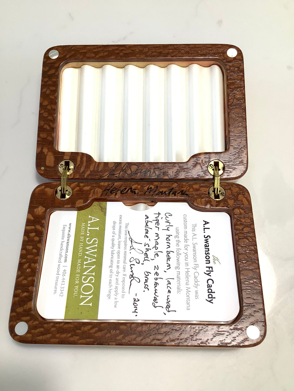 Finest A.L SWANSON Fly Caddy Beautifully Hand Crafted