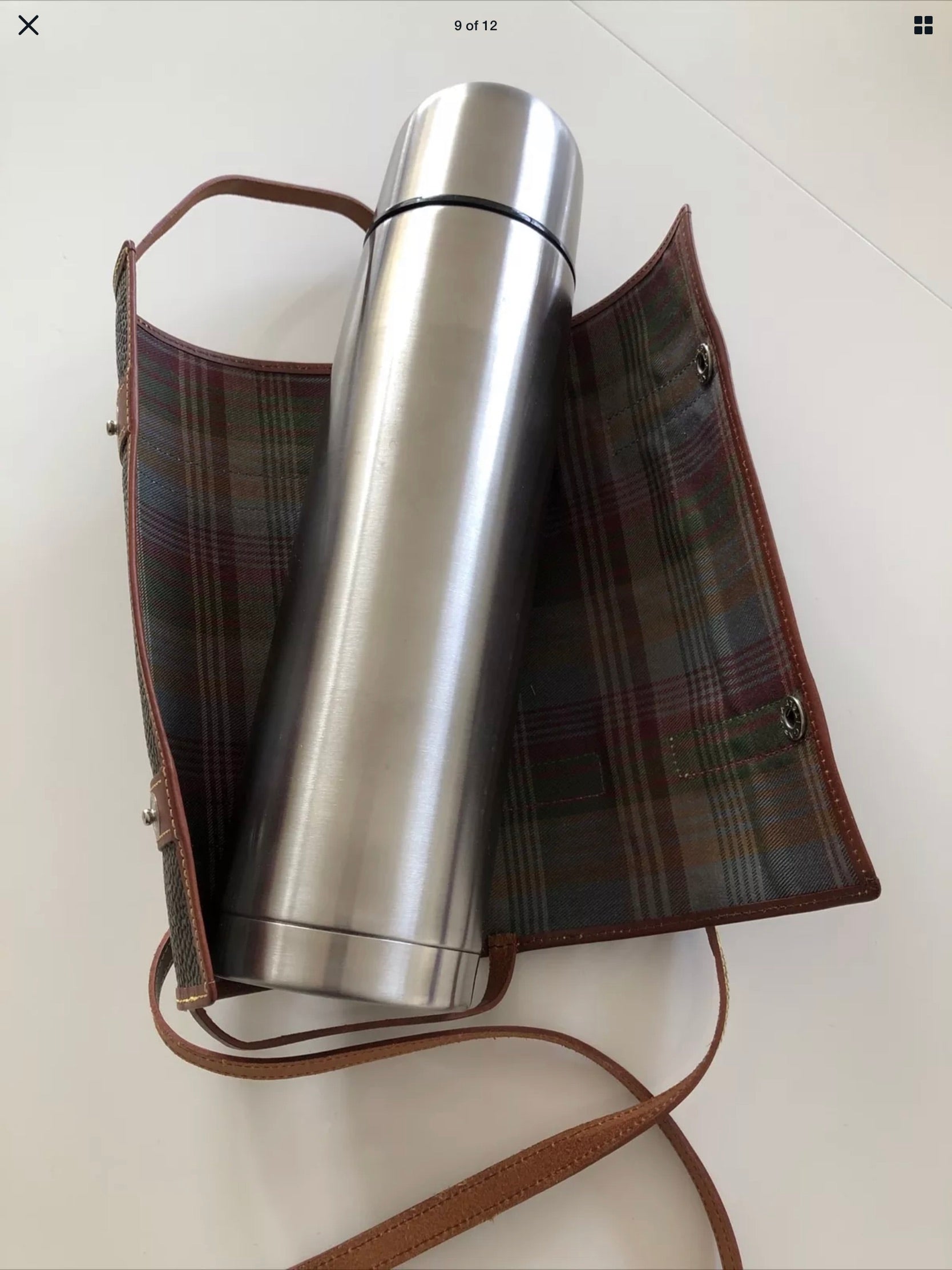 Mulberry of England Scotch Grain Flask Carrier
