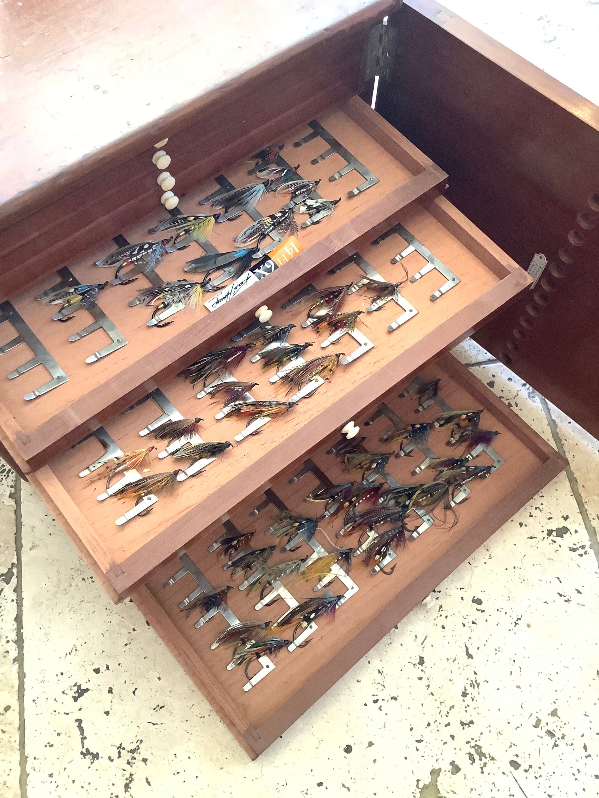 Very Rare Antique J.Bernard of London Fly Cabinet