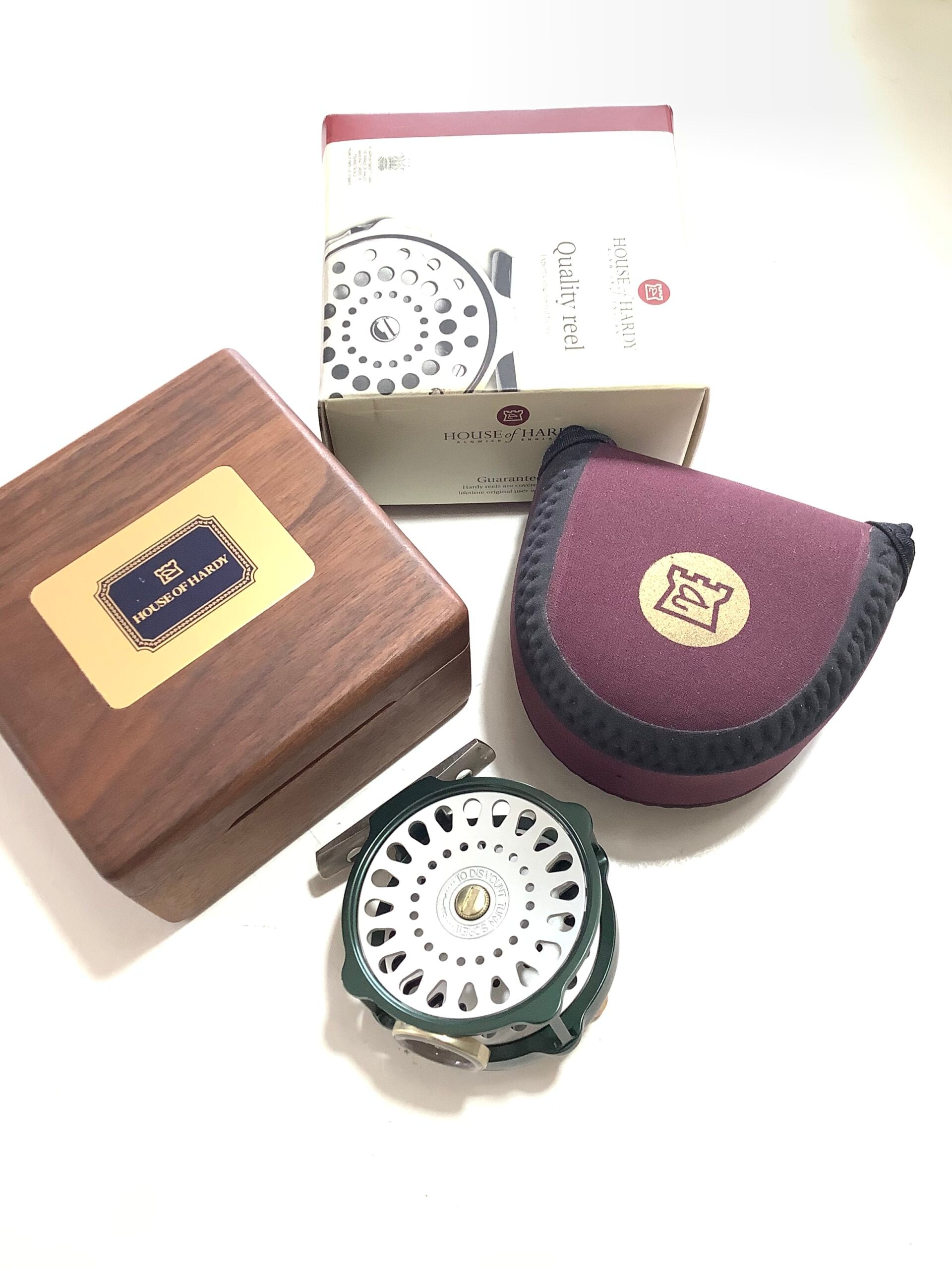 Scarce Mint unused HARDY Bros Limited Edition AGATE BOUGLE British Racing Green