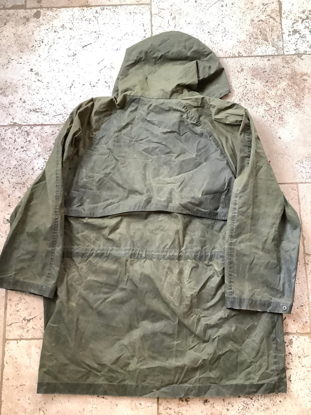 Vintage Burberry Waxed Parka Jacket