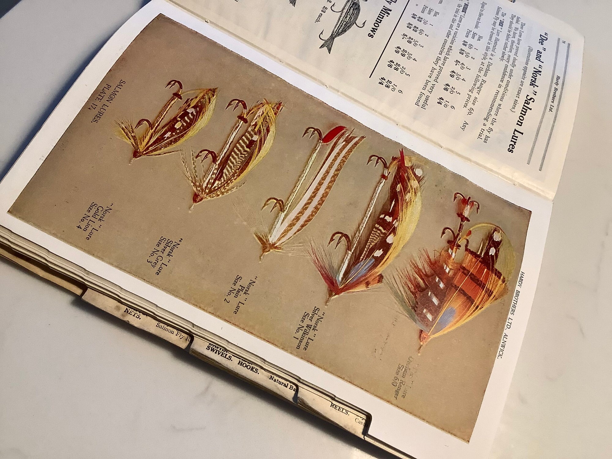 Antique 1924 HARDY BROS ANGLERS GUIDE