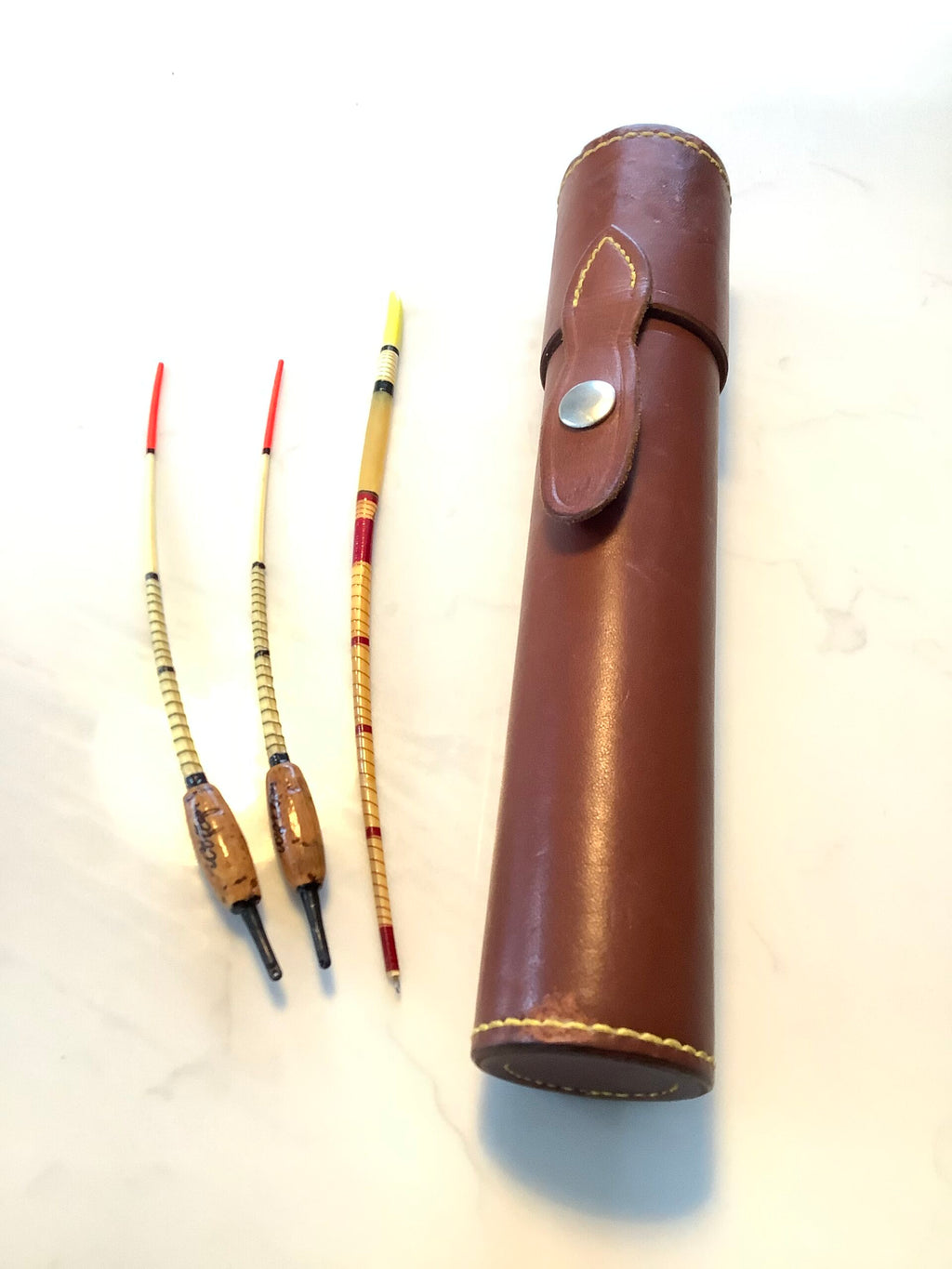 Grayling Society Hand Crafted Leather Float Holder