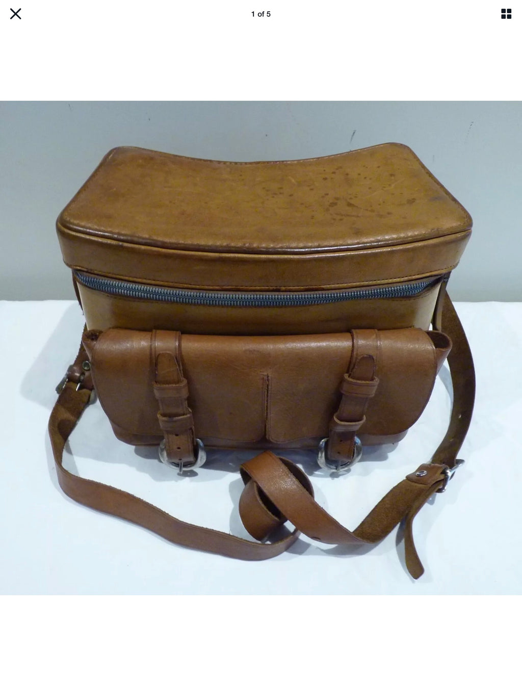 Vintage Bridle Leather Hold-all