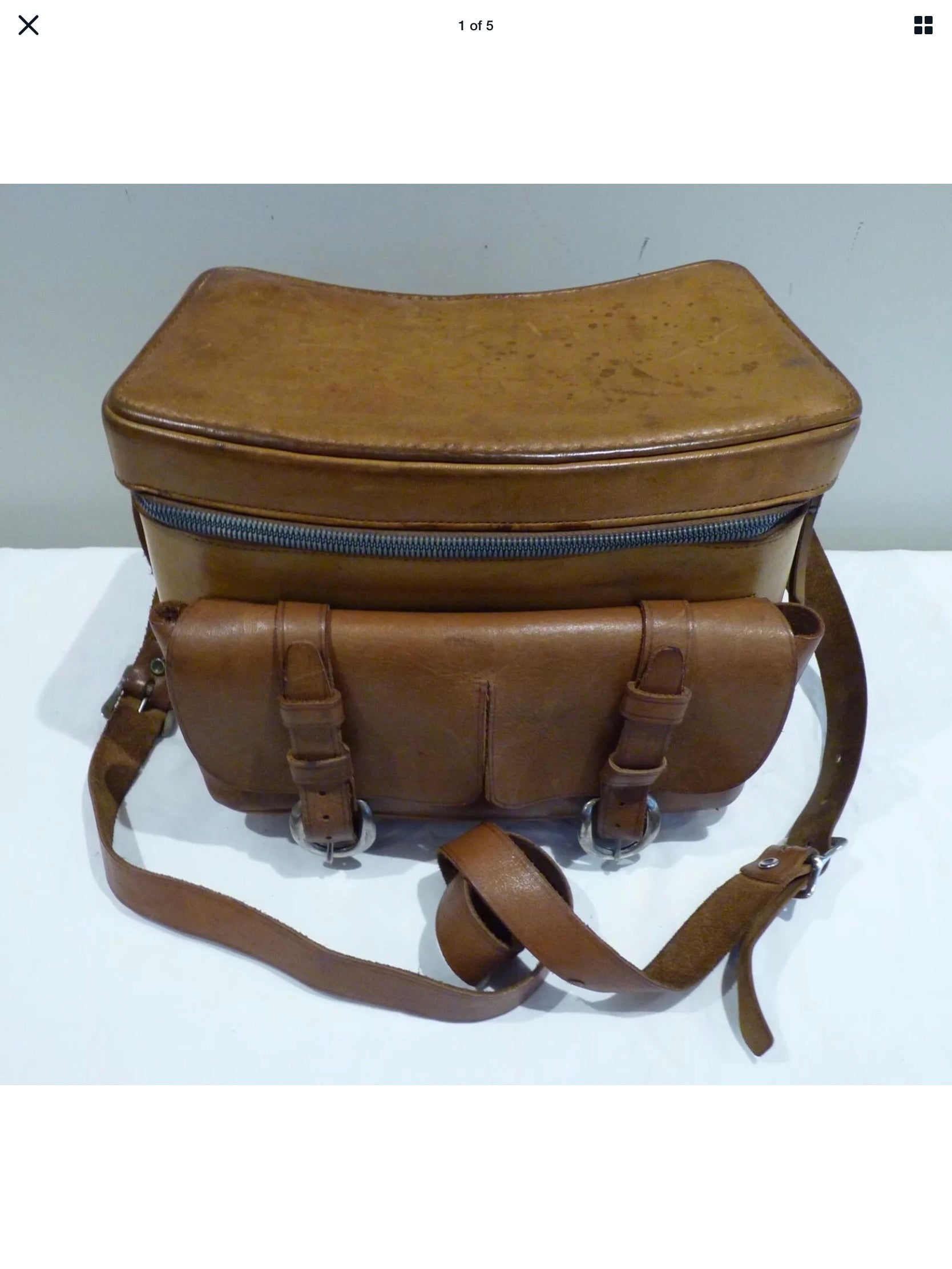 Vintage Bridle Leather Hold-all
