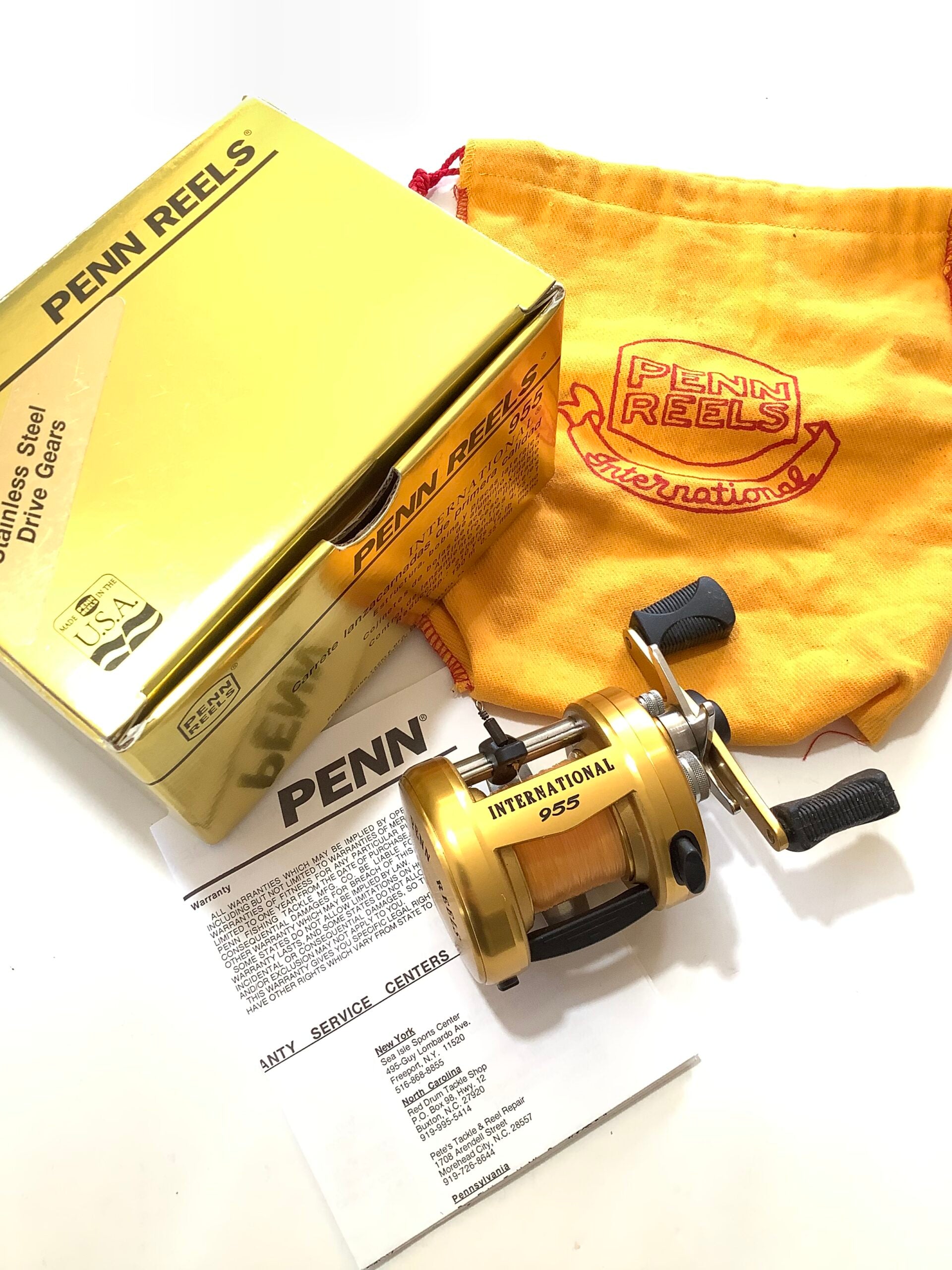 PENN International 955 Bait Casting Reel as New