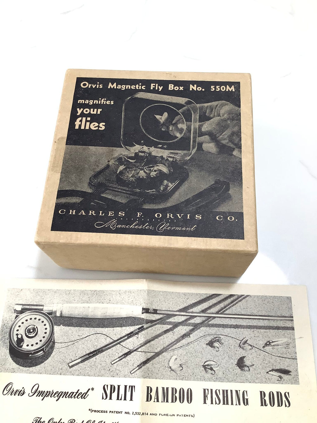 Vintage Rare ORVIS Magnetic Magnifyer Boxed Unused