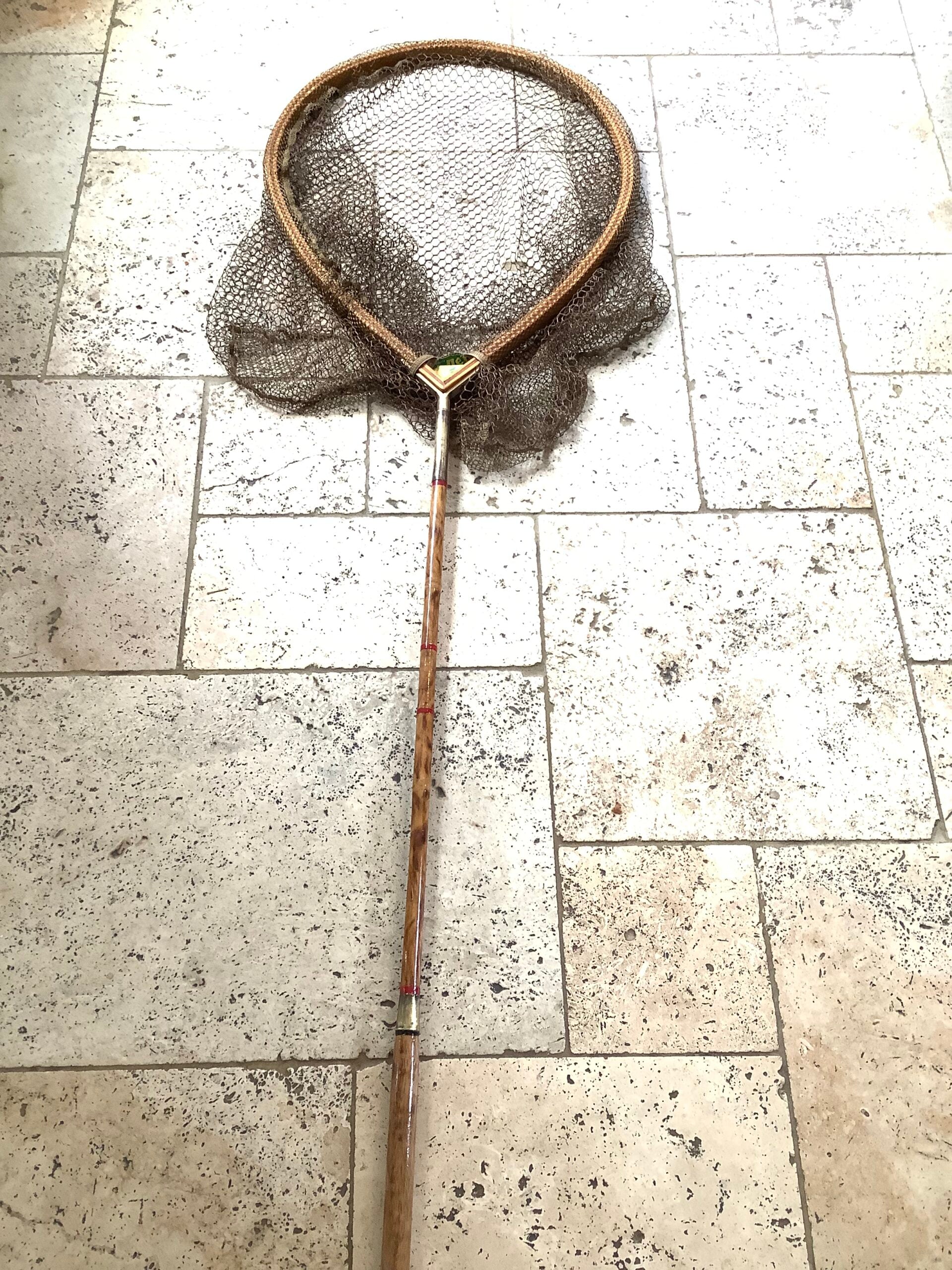 Dave Pearce Hand Built Landing Net Head with Pole