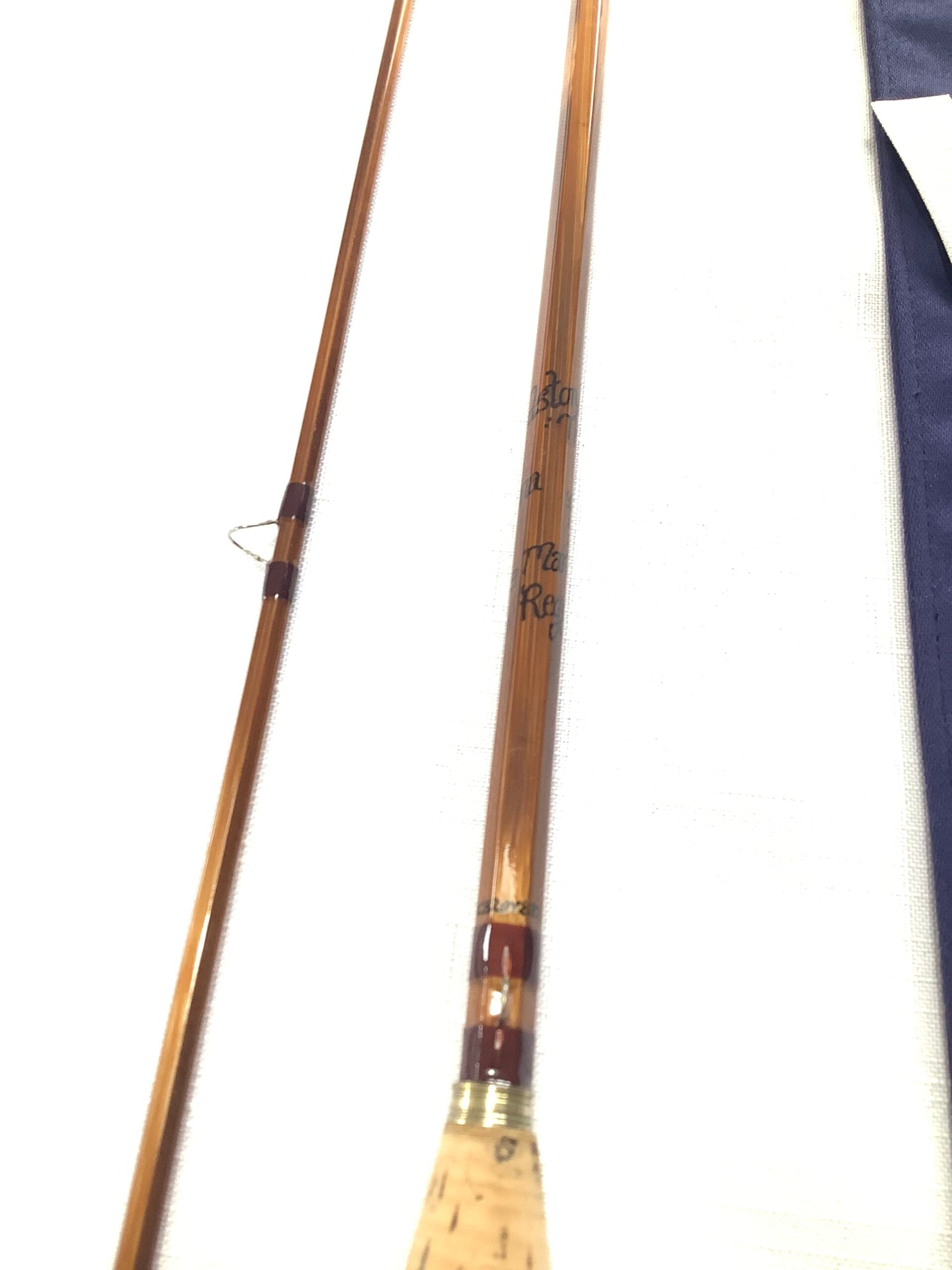 Rare HARDY BROS “ THE GLADSTONE” Hand Built Cane 8ft Fly Rod