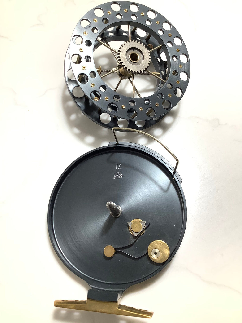 As New unused Mill Tackle  “ MILLSTREAM” Centrepin
