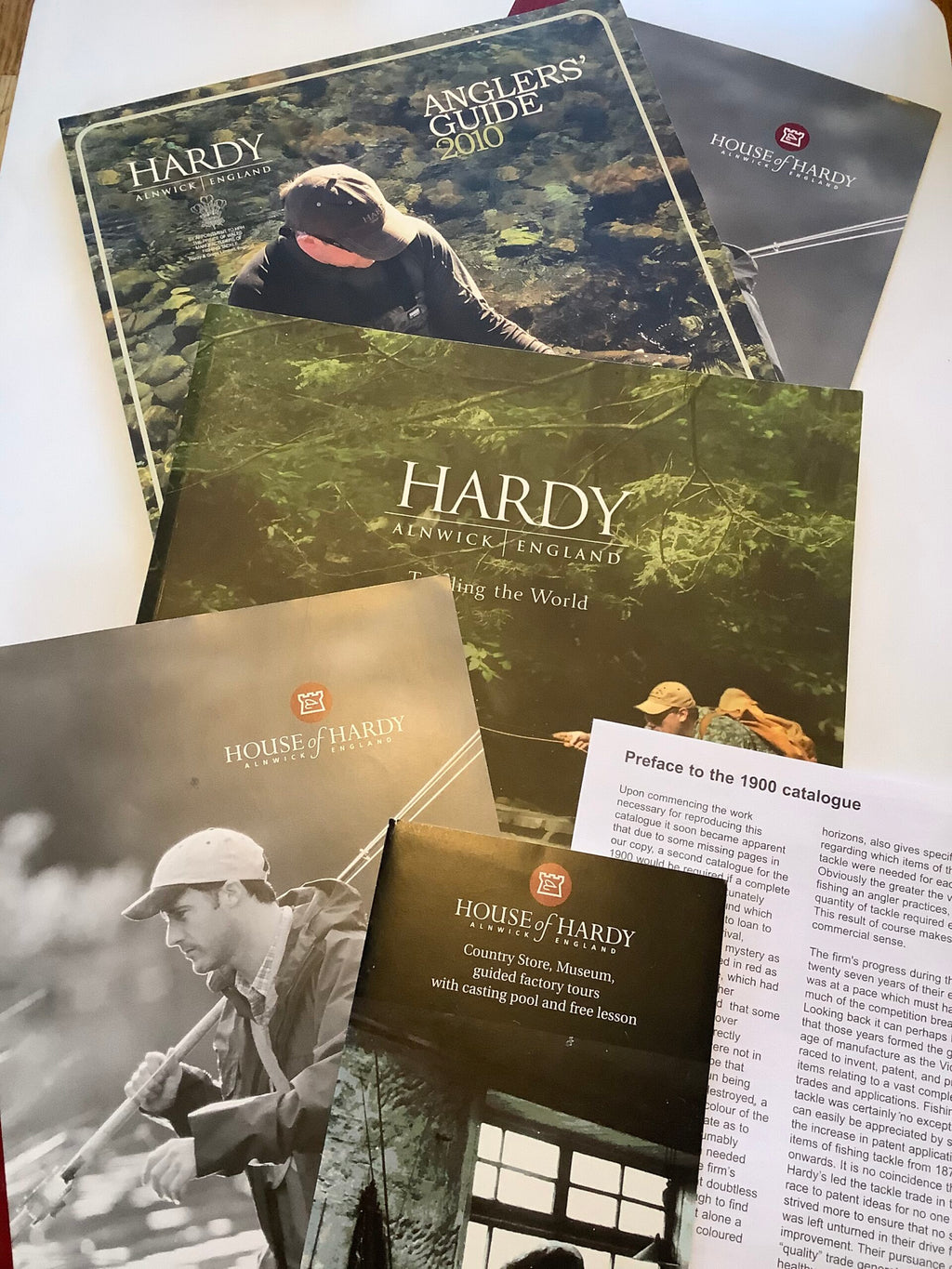 Various Hardy Bros Anglers Guides and price lists
