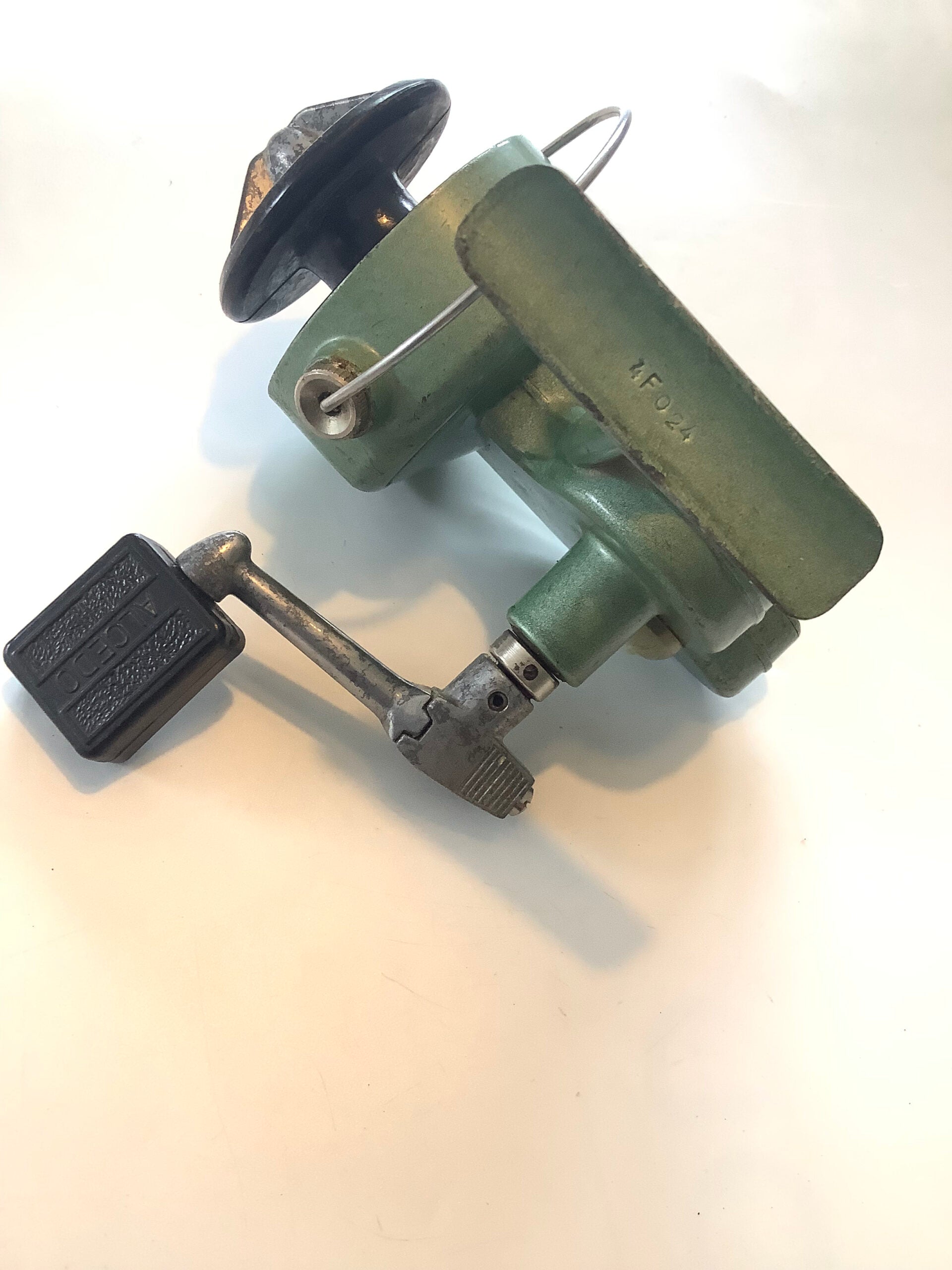 Rare Vintage Italian Alcedo Fixed Spool Reel