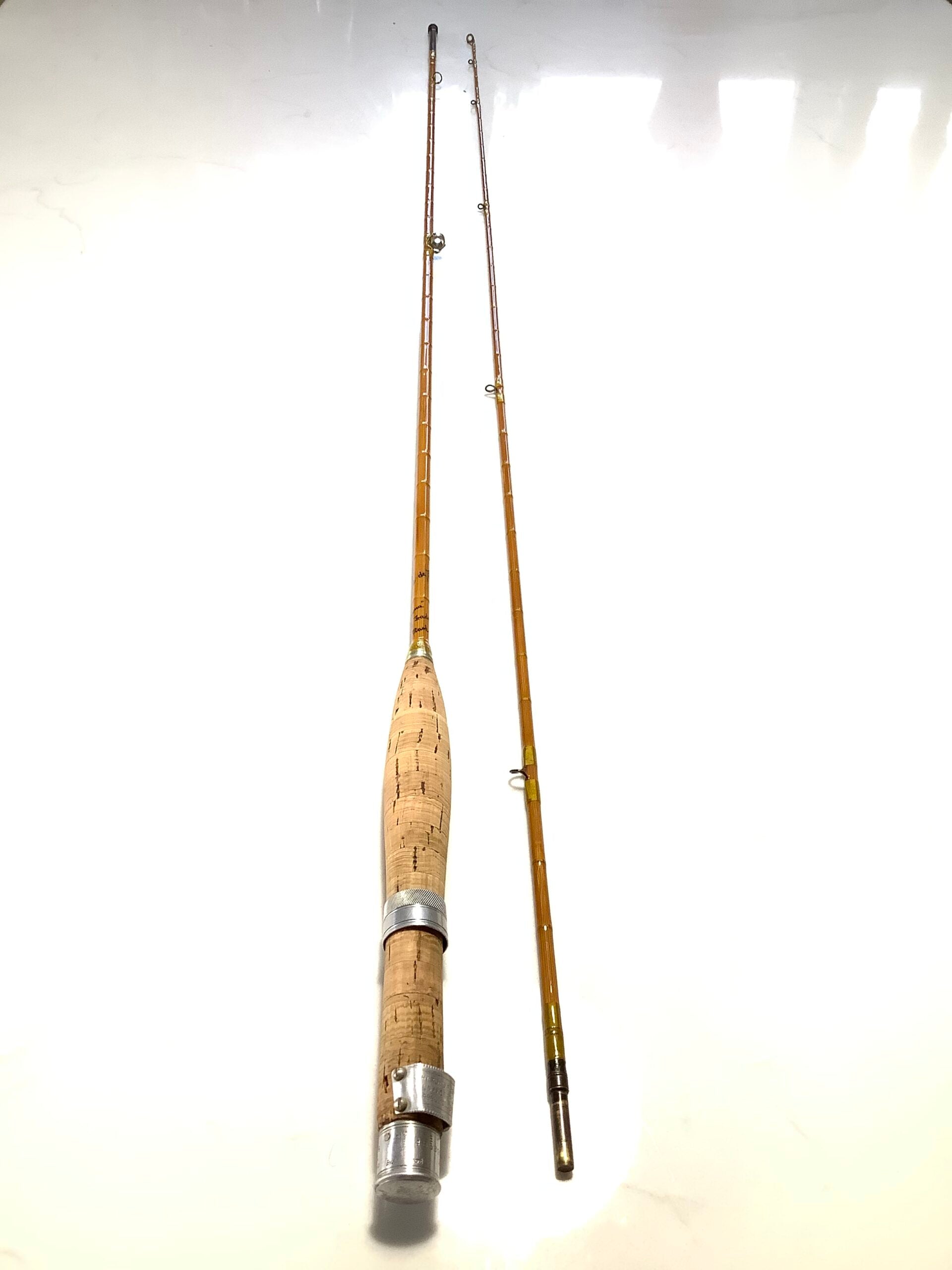 Rarest Smallest size 6 ft 6” Hardy Bros CC DE FRANCE Built Cane Fly Rod