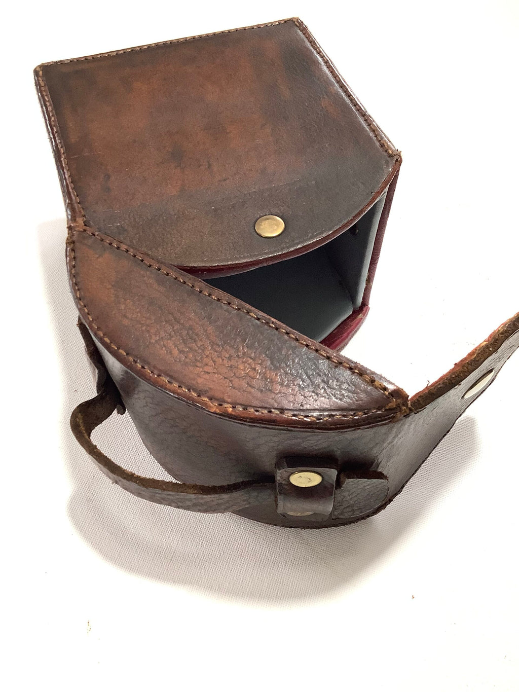 Vintage Block Leather Reel Cases