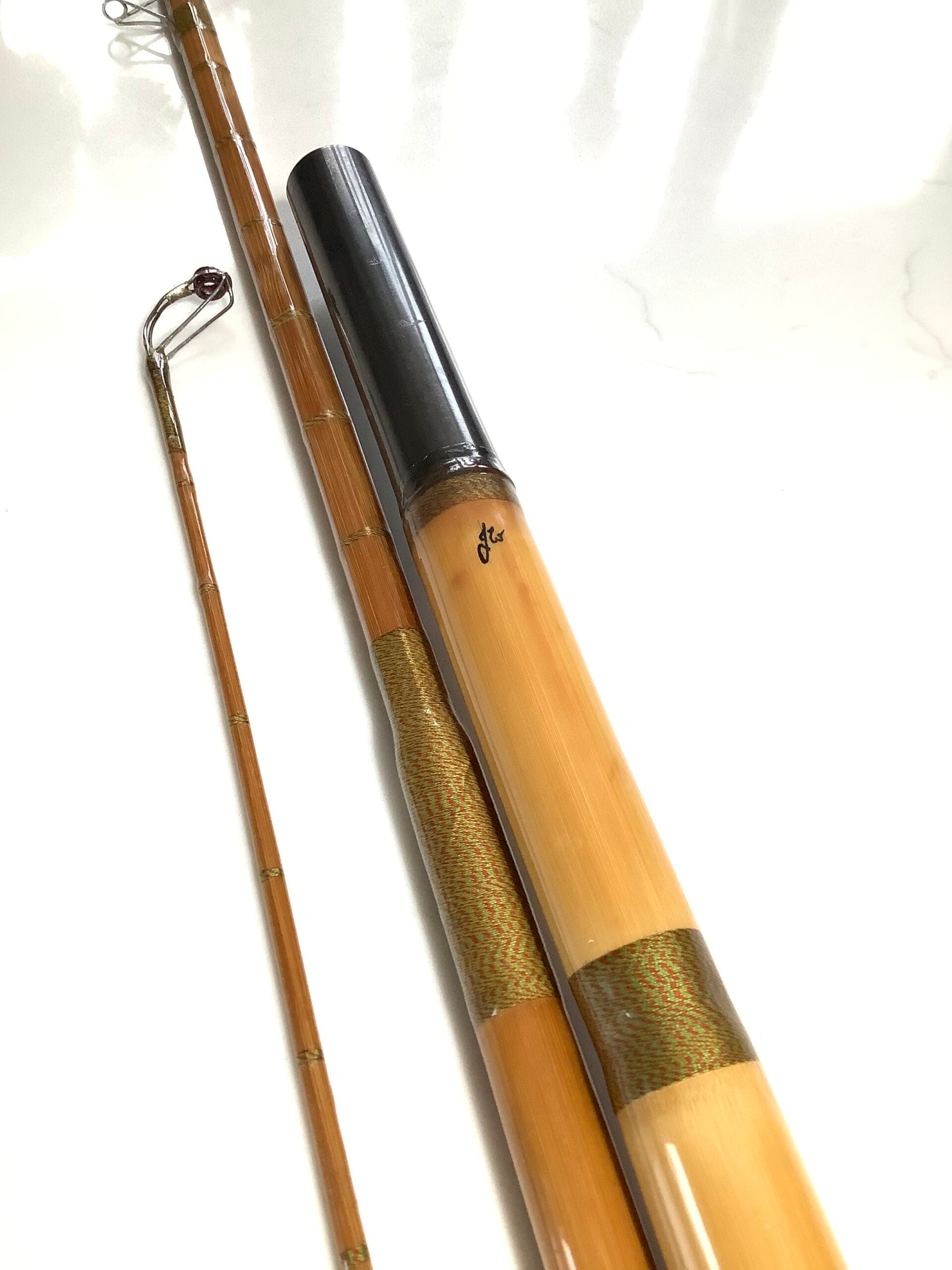Beautifully restored by Jason White Golden Scale Club 12ft Sealey Match Rod