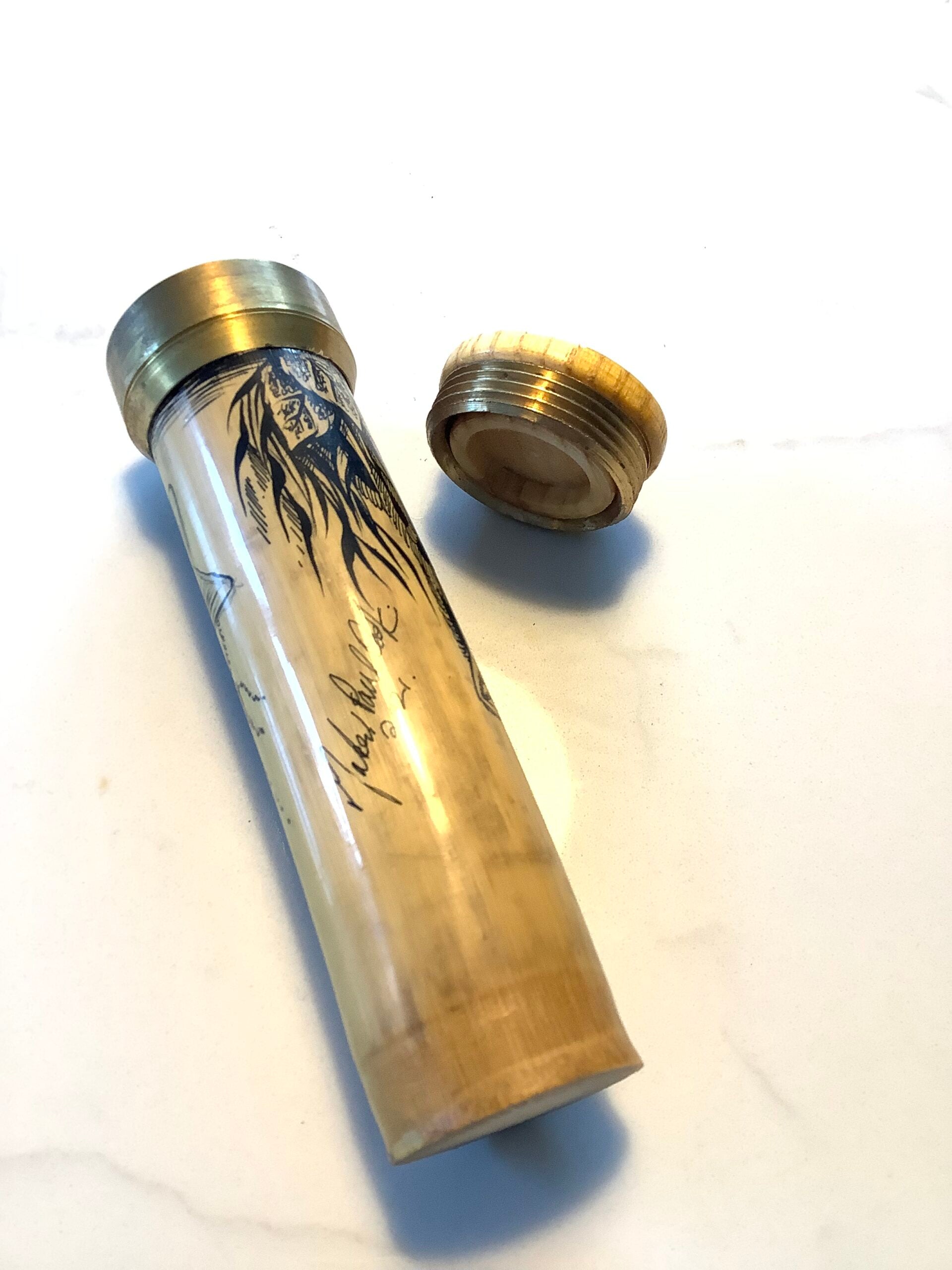 Paul Cook Hand Crafted/painted PERCH Shot Tube