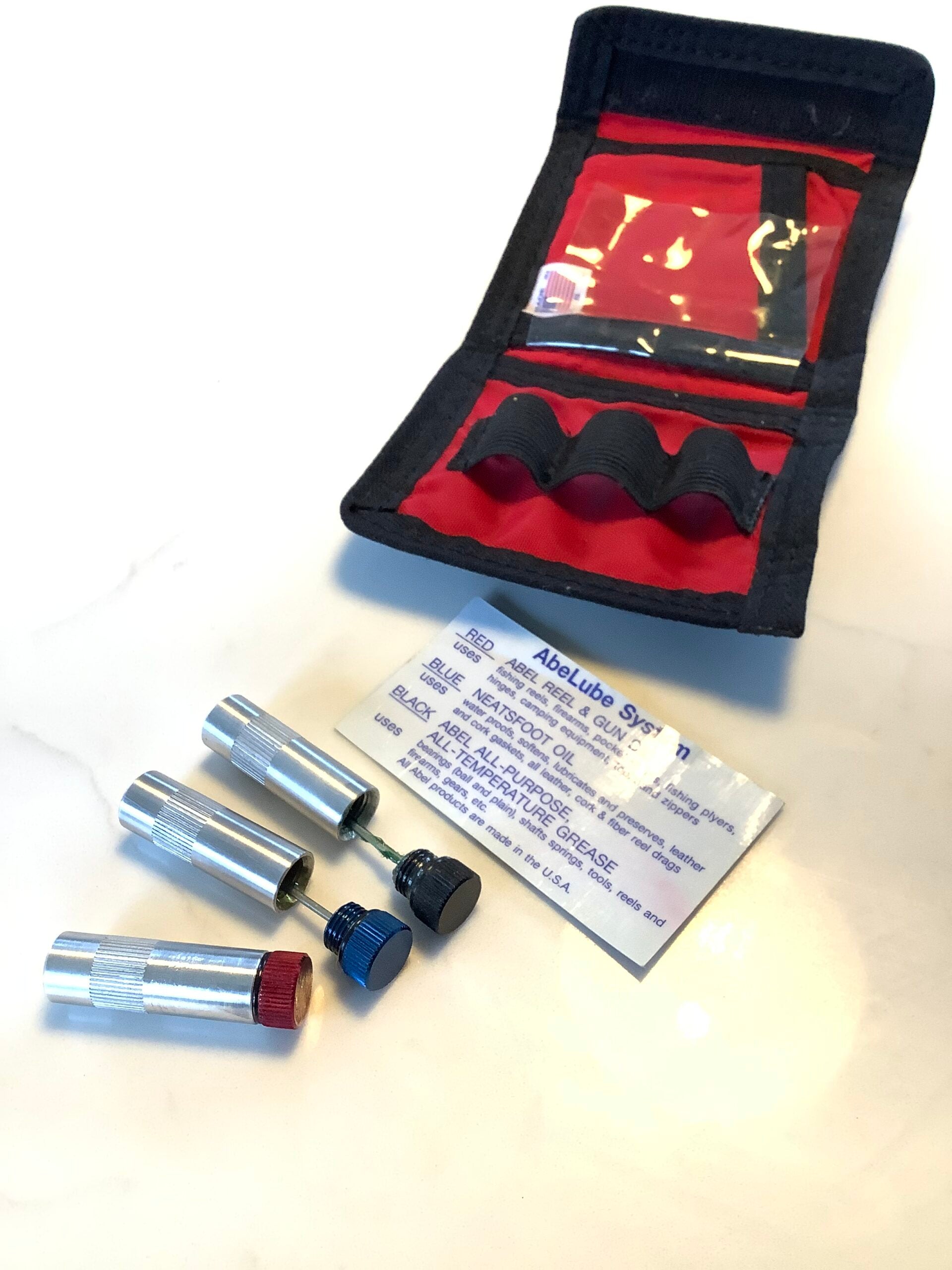 ABEL Sportsman's Lube System for ABEL Fishing Reels etc..