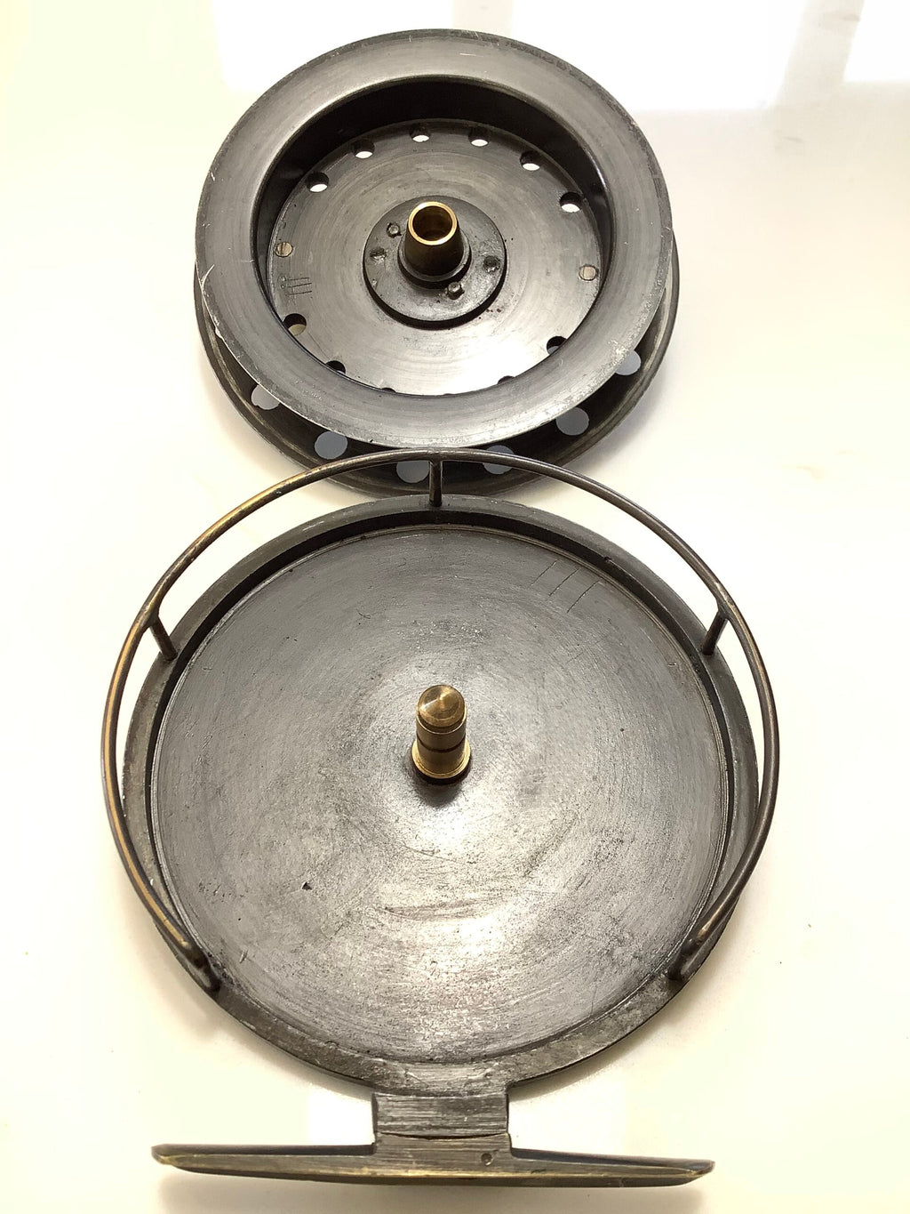 Very rare Antique Allcock Co “ HOMER IMPROVED FLICK-EM “ Centrepin