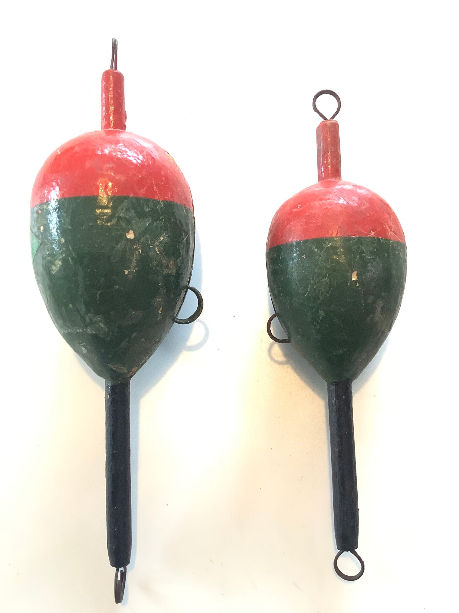 Antique “Tays” sliding Pike Floats